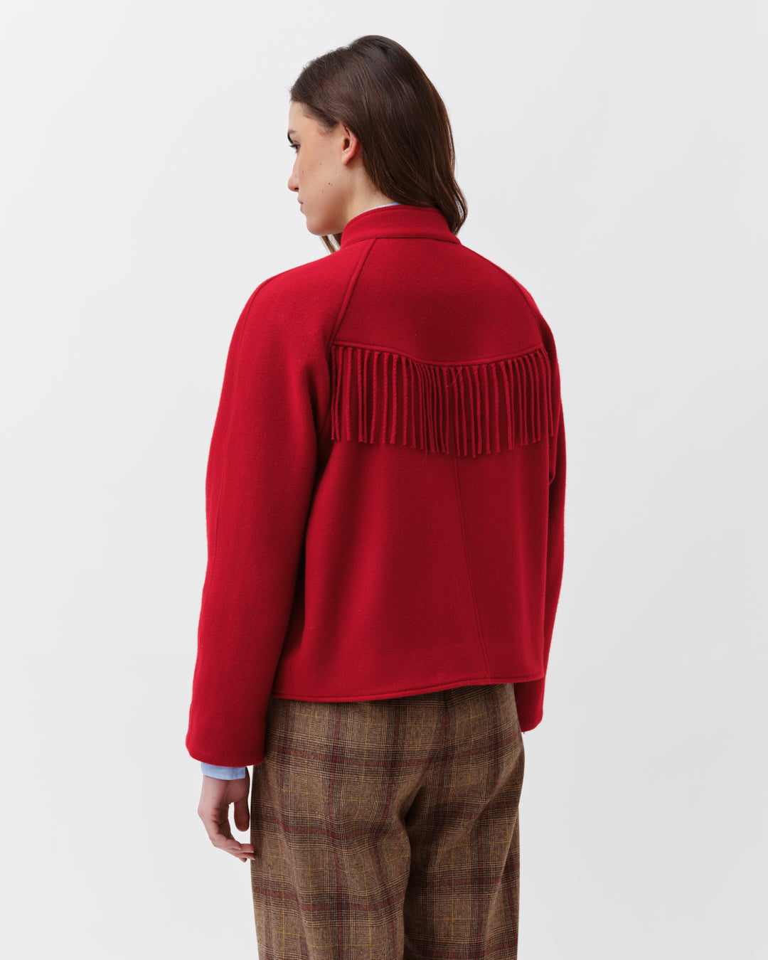 DIEGA BRAVO blouson court rouge