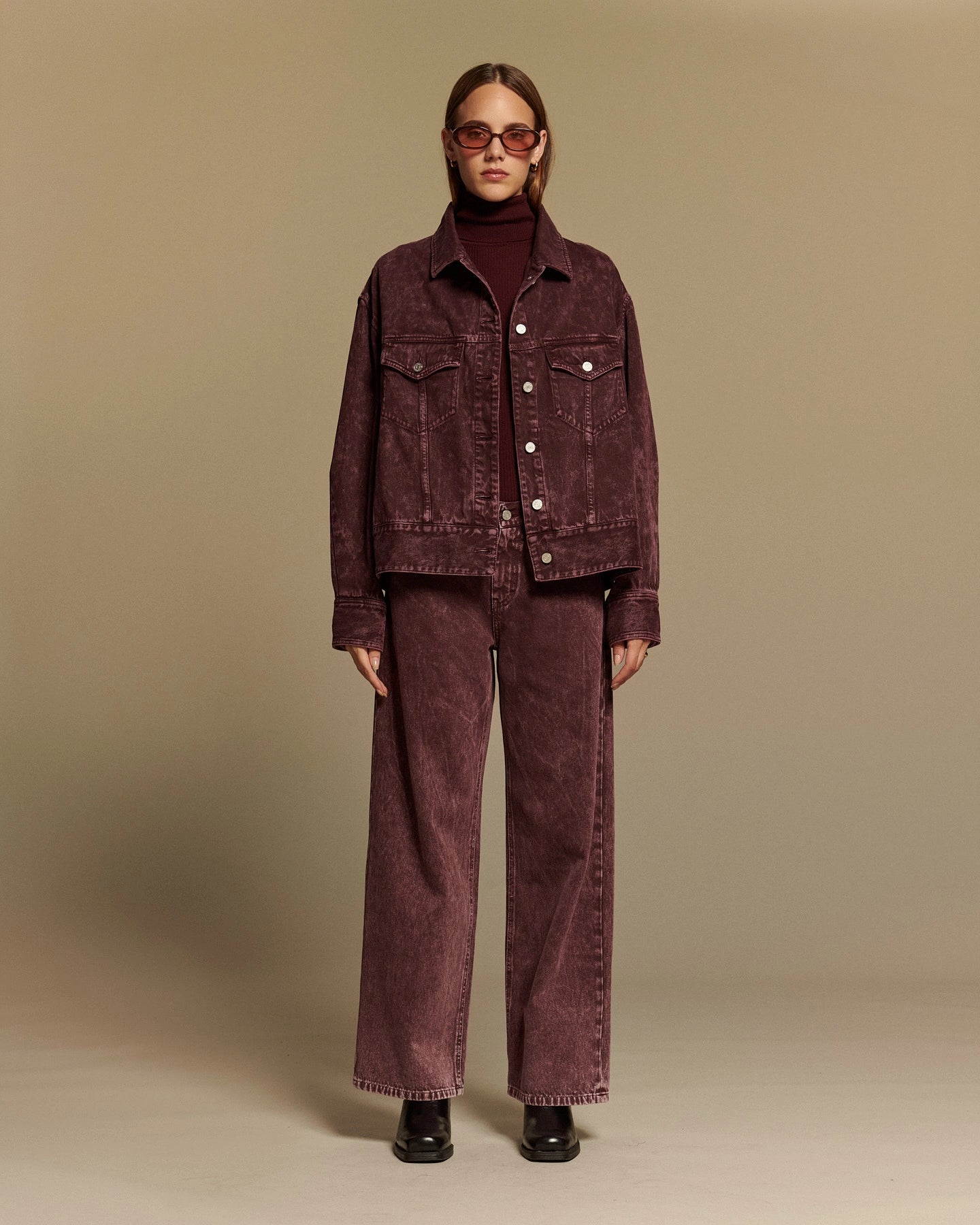 Labdip River Denim Dye jean large berry vintage lyocell