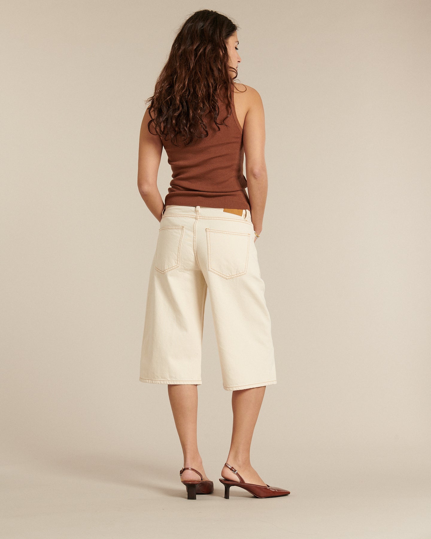 Labdip Kyoto FM-PO1604-WH 30 bermuda écru coton
