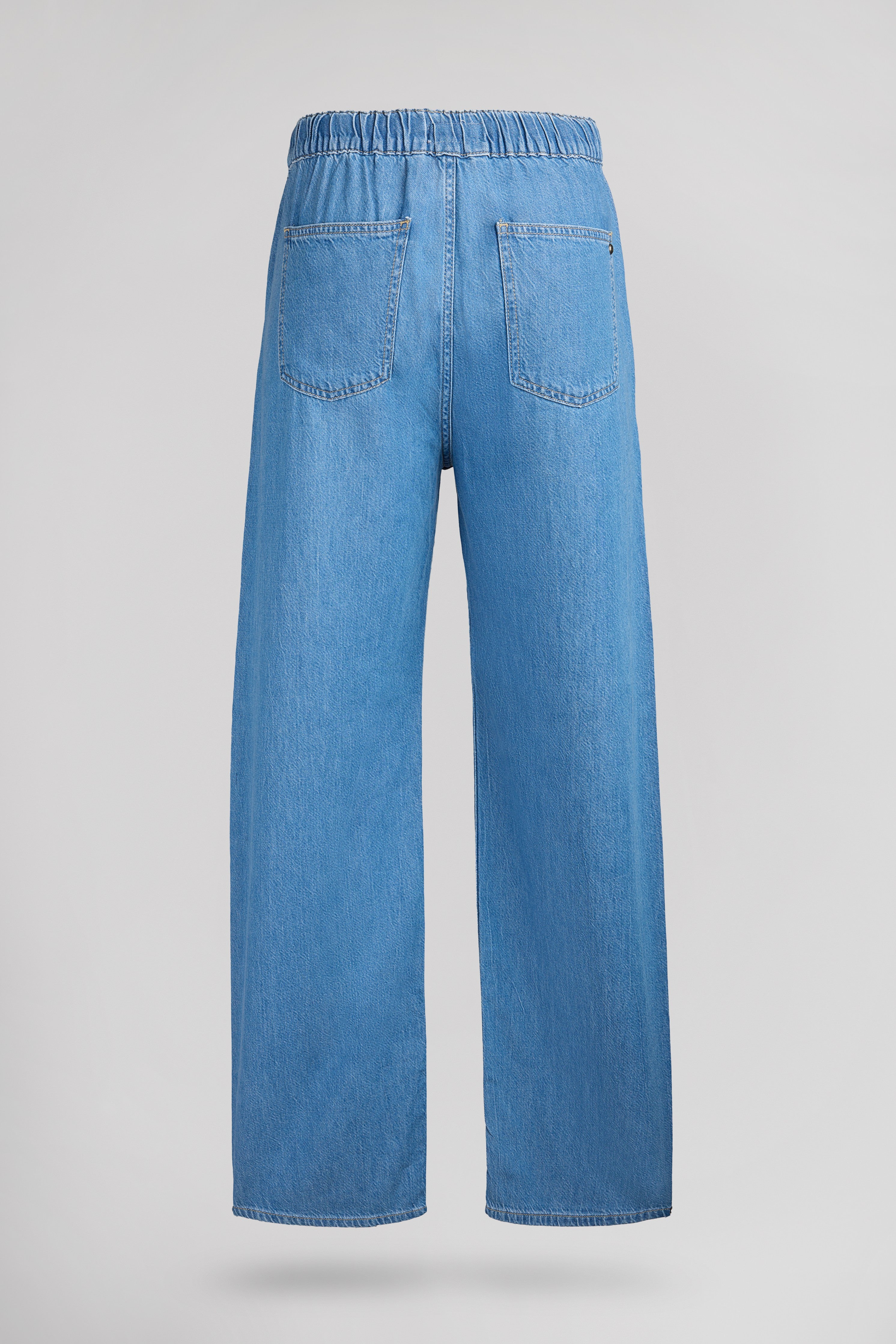 Teddy Smith P-Lily pantalon large indigo clair fluide