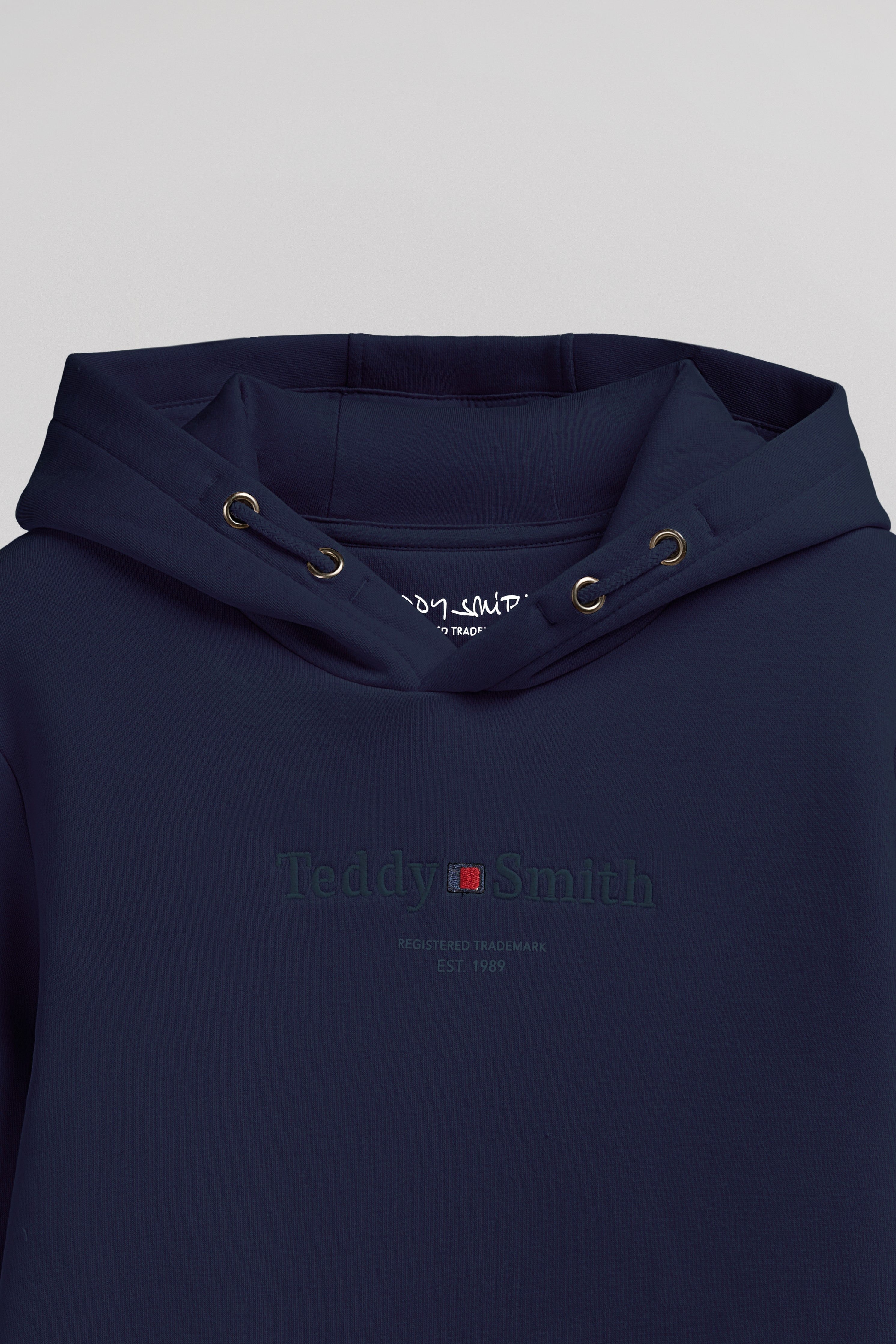 Teddy Smith S-Jim Hoody JR sweat capuche bleu navy