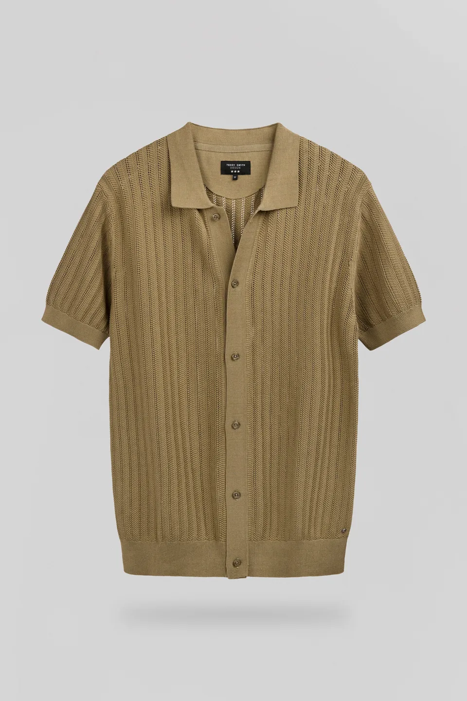 Teddy Smith C-Darley MC chemise kaki sable