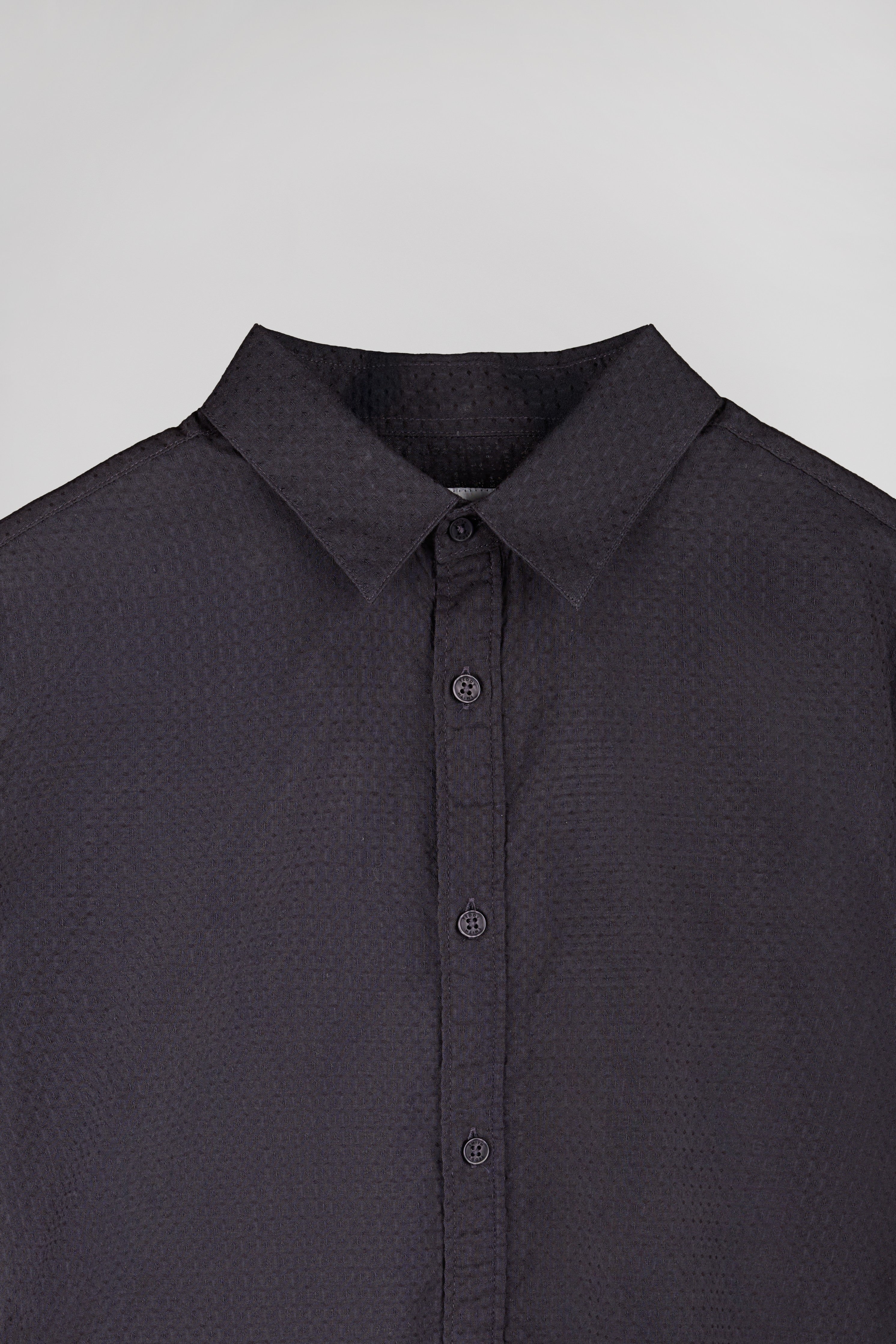 Teddy Smith Cut 2 MC chemise slim bleu marine homme