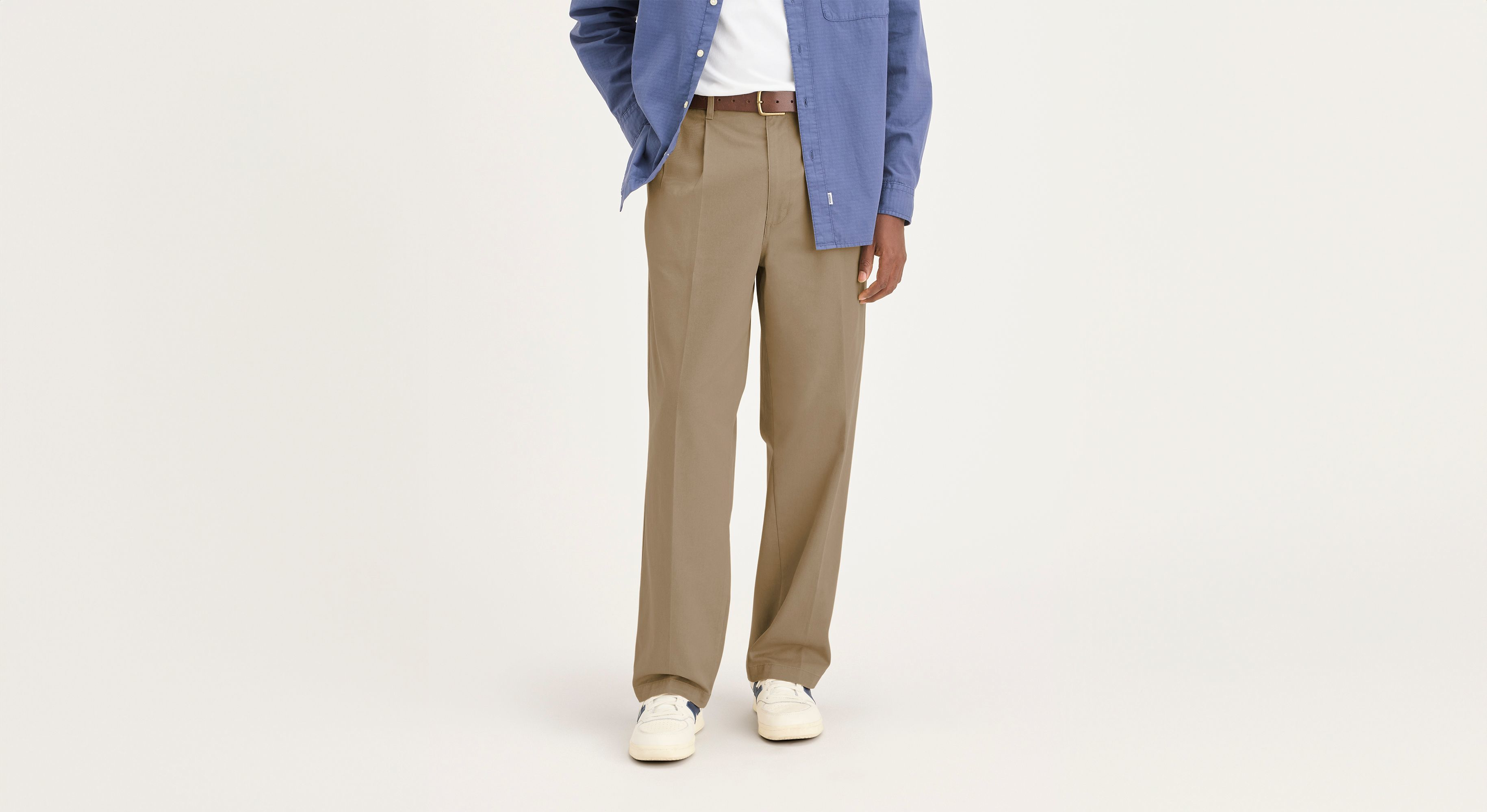 Dockers Eighty-Six Original chino beige plissé large