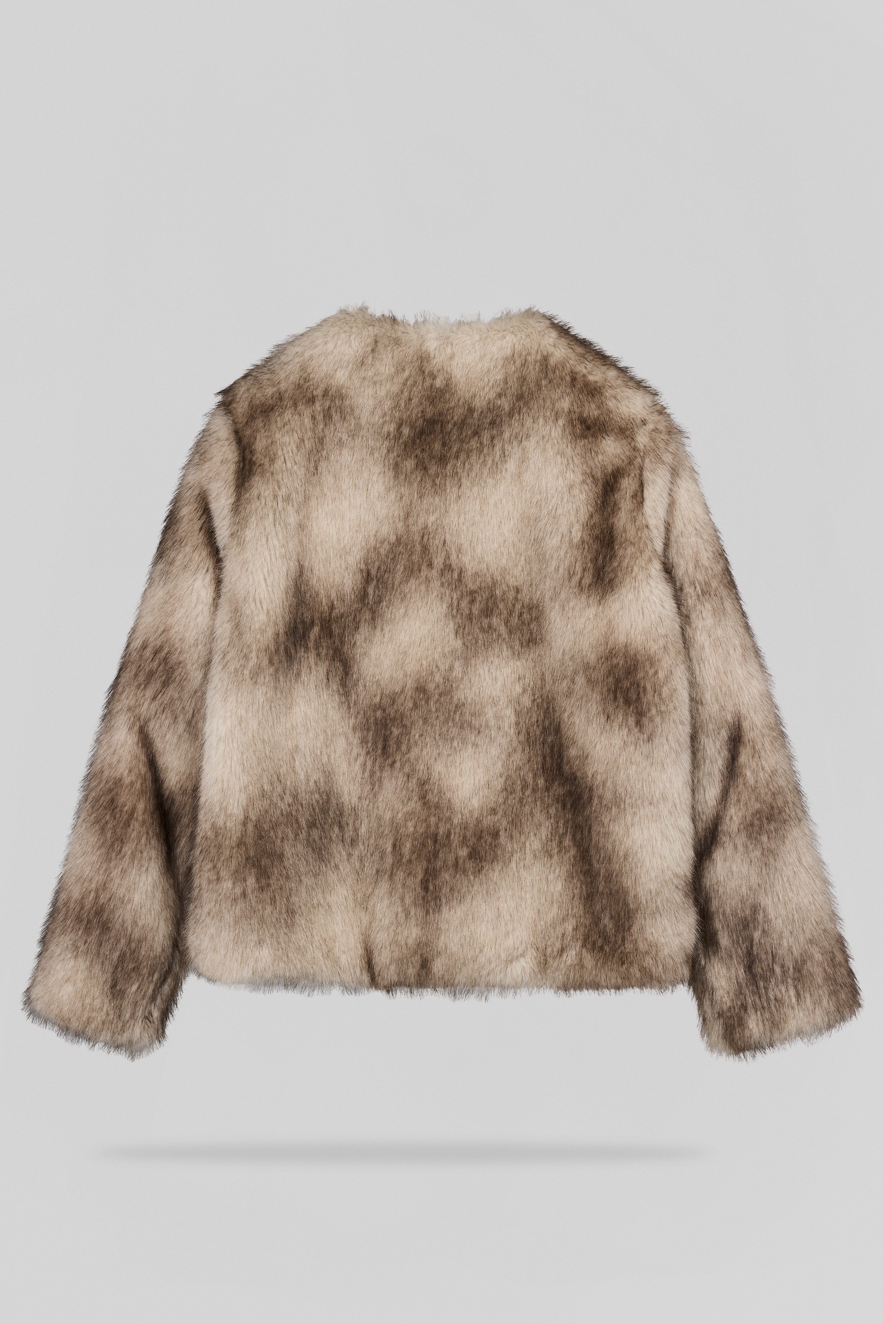 Teddy Smith M-Valou manteau fausse fourrure ivoire doublé