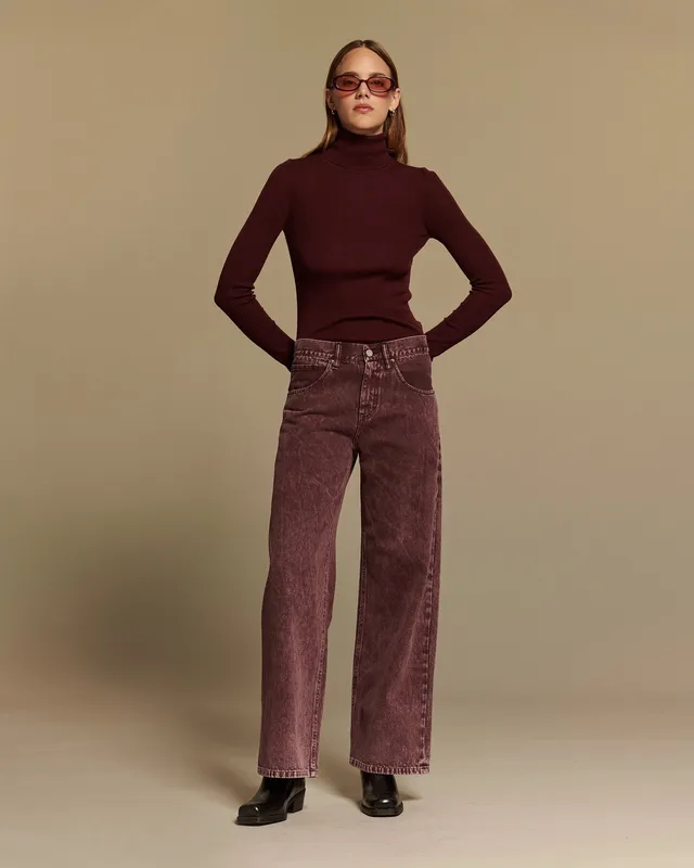 Labdip River Denim Dye jean large berry vintage lyocell