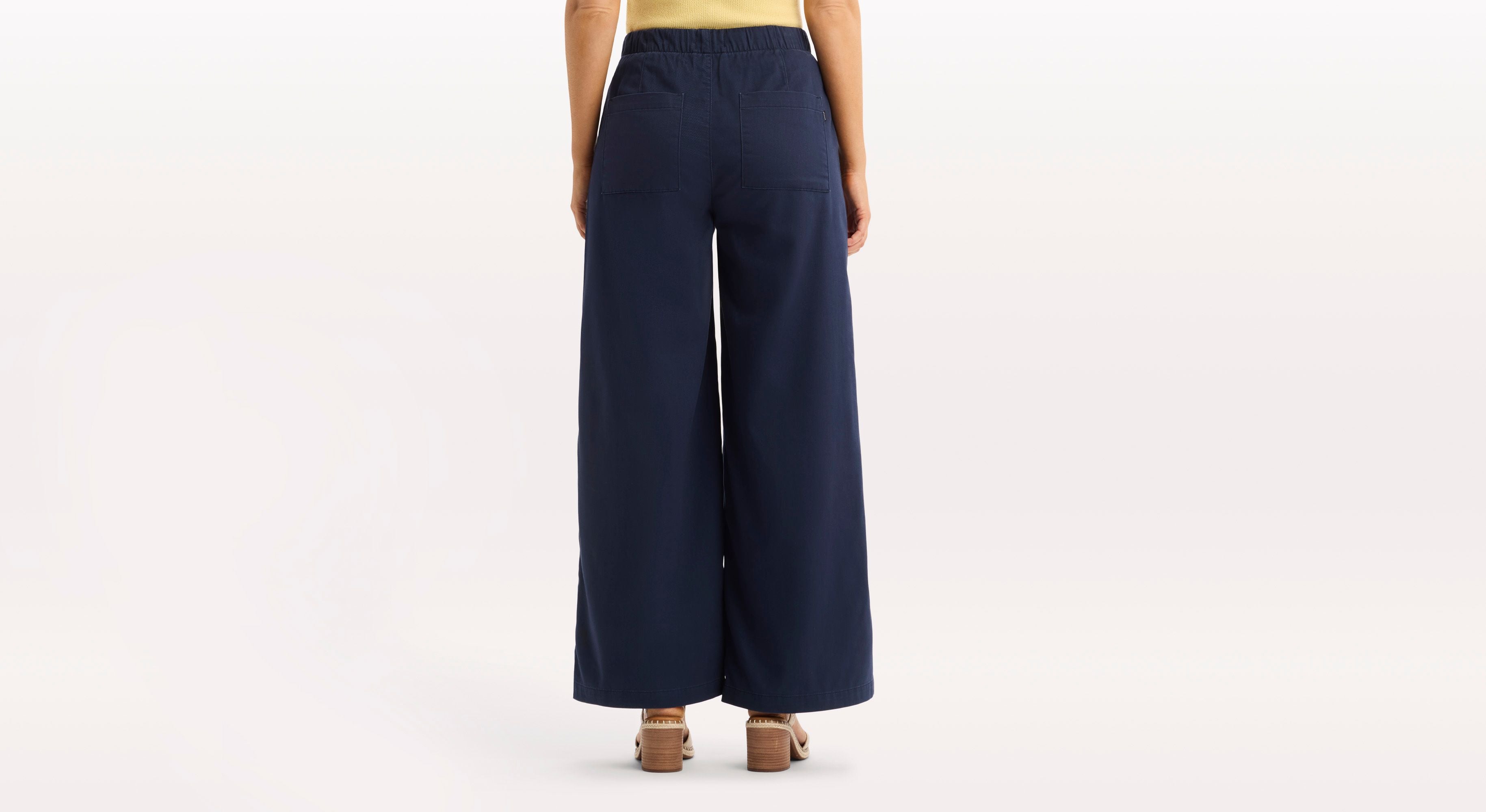 Dockers Drawstring pantalon chino droit bleu cordon