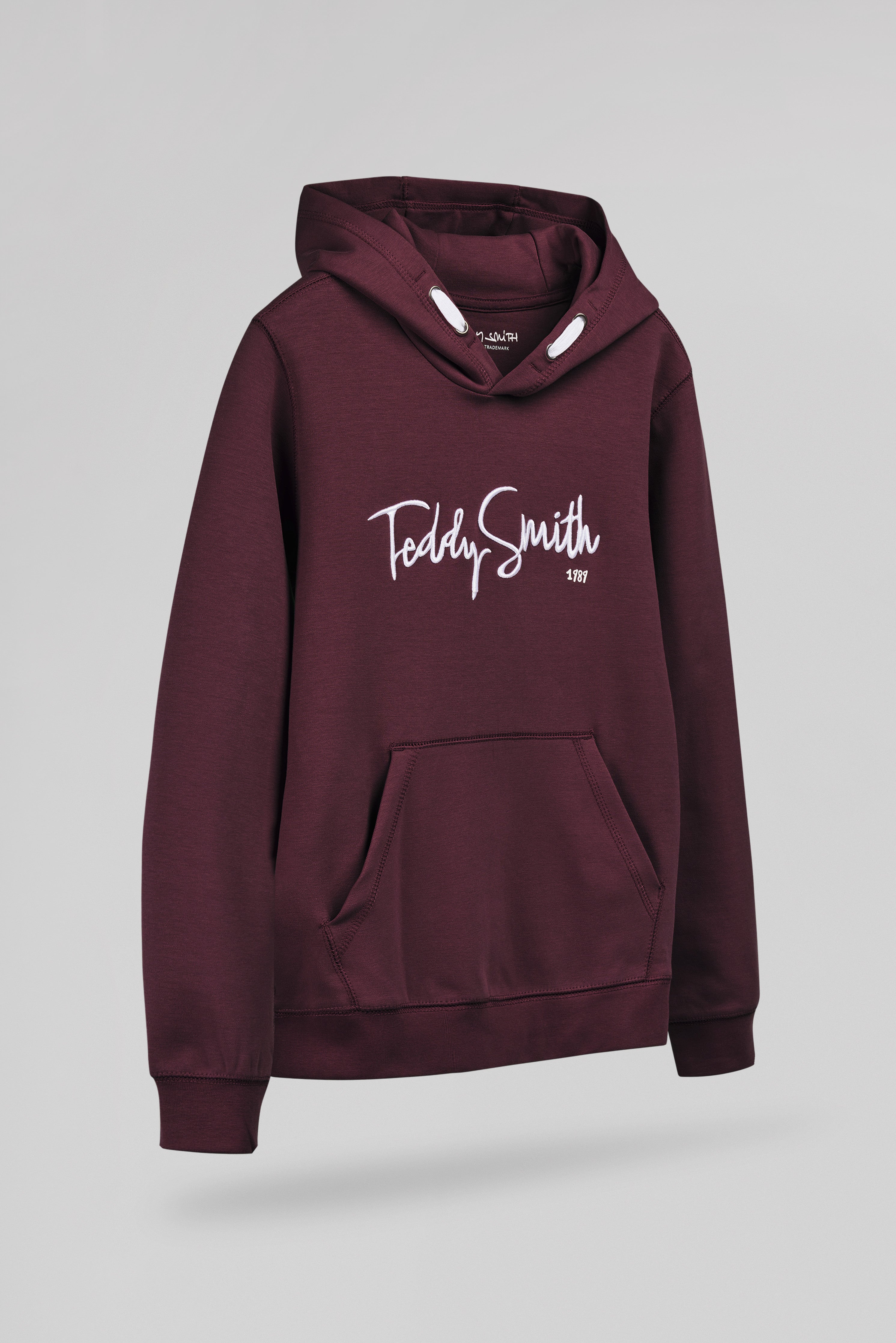 Teddy Smith S-Evry Hoody JR sweat capuche bordeaux foncé
