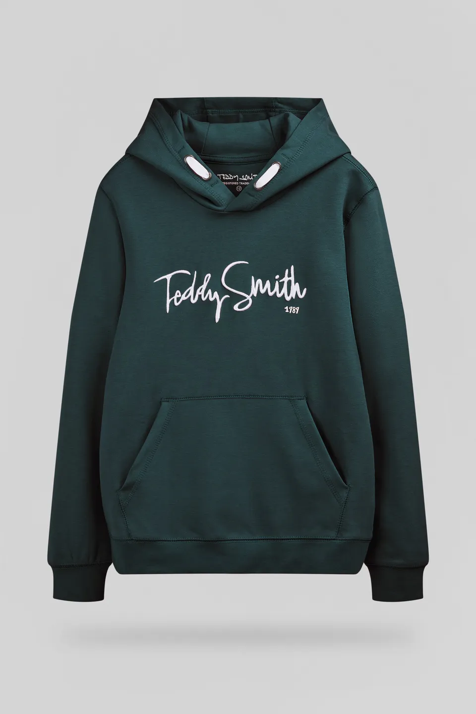 Teddy Smith S-Evry Hoody JR sweat garçon vert pin