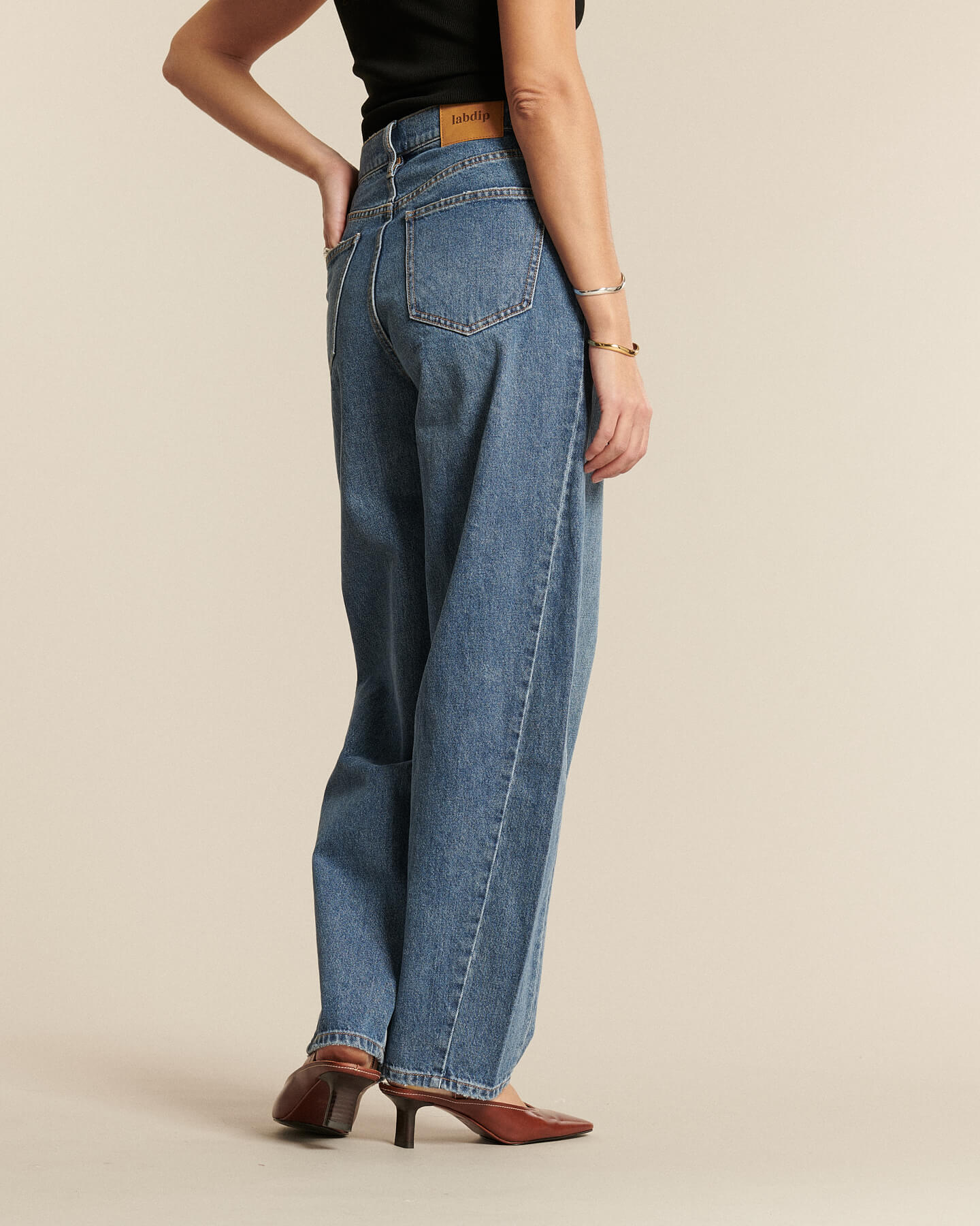 Labdip Osaka Jean Ballon Femme Ash Blue 12,75 oz