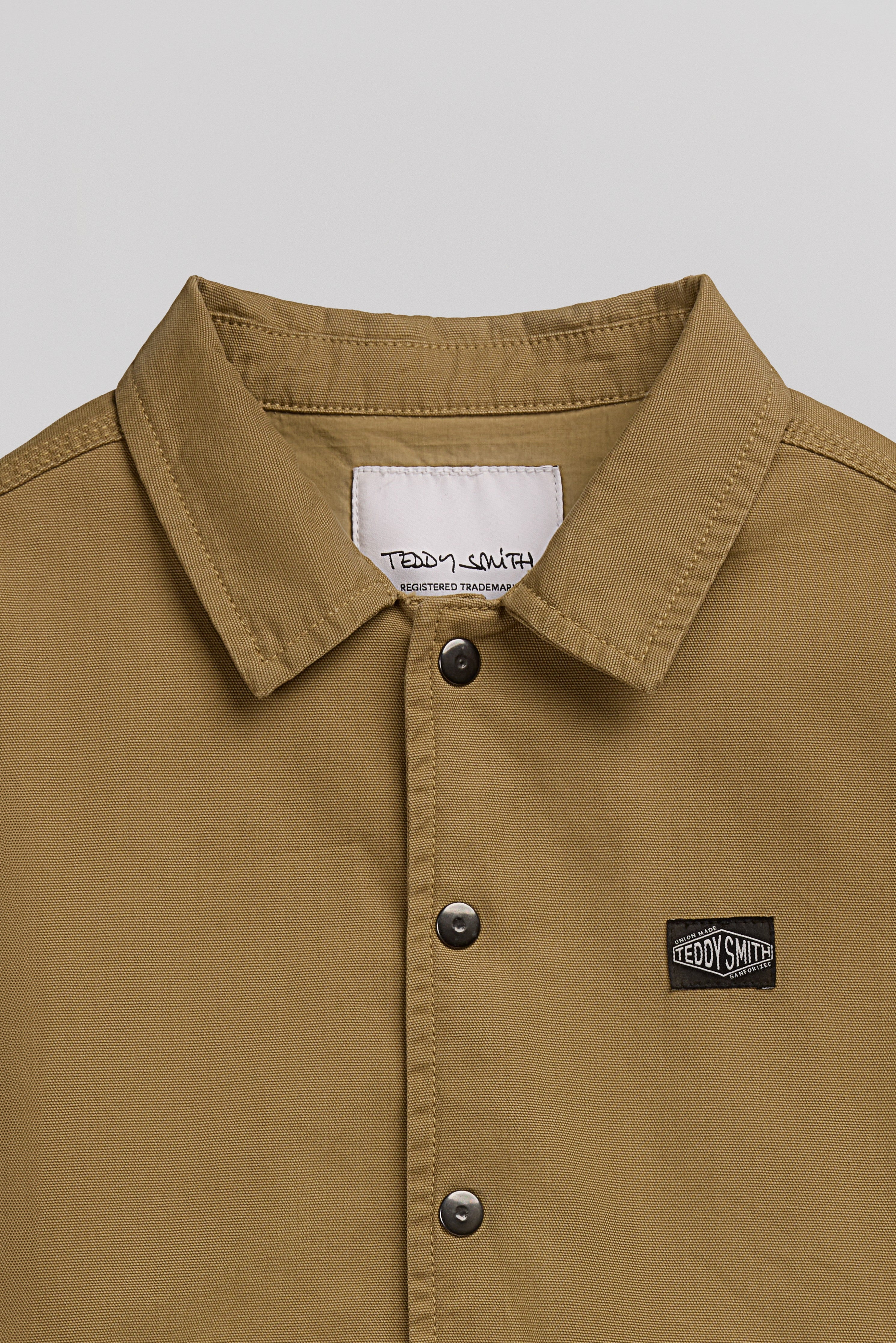 Teddy Smith B-Dam JR blouson worker beige coton