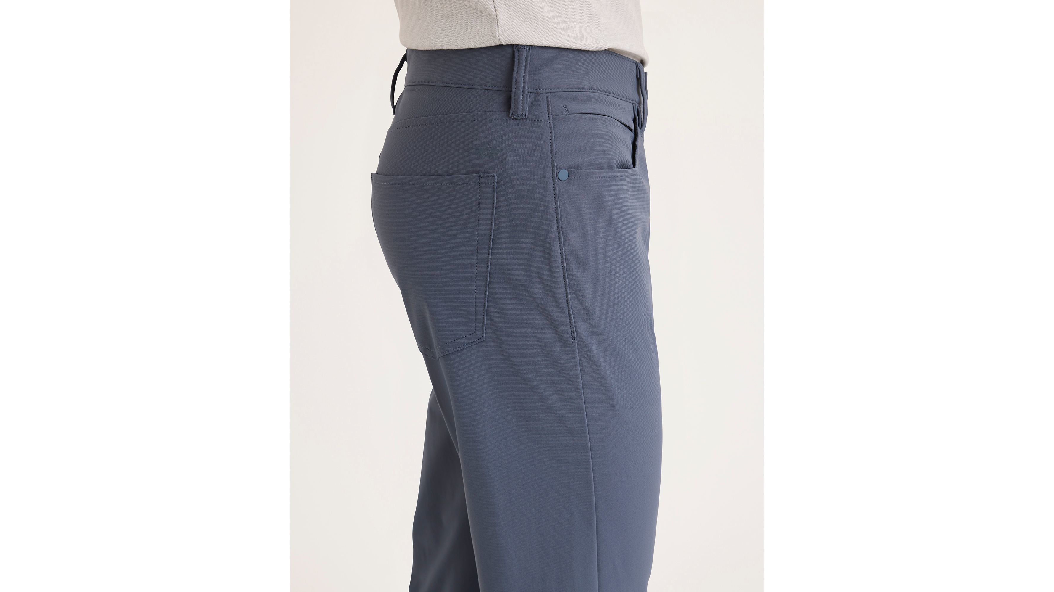 Dockers Go Airweave 5-Pocket chino homme Bleu slim