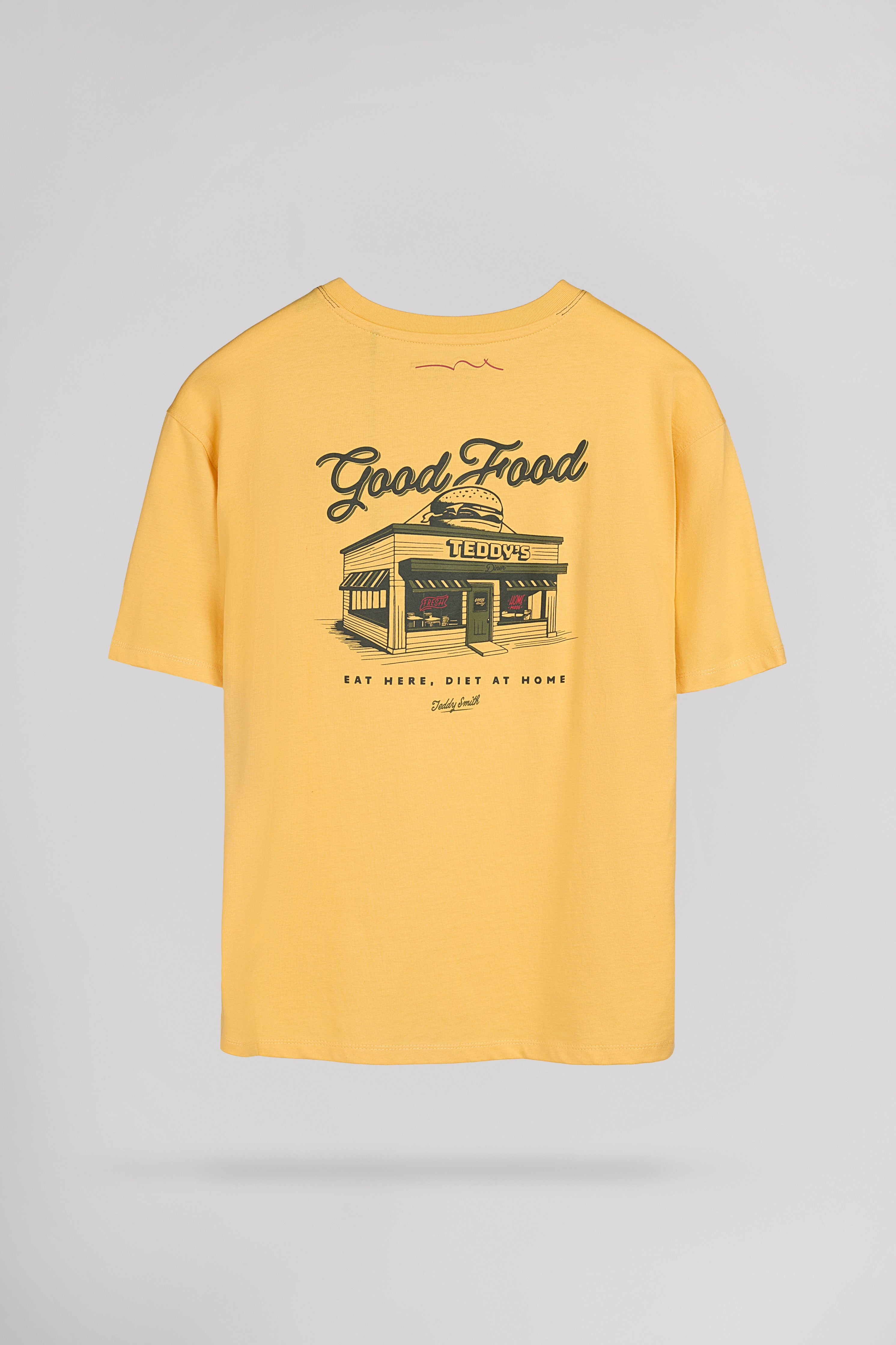 Teddy Smith T-Dinner t-shirt jaune paille garçon