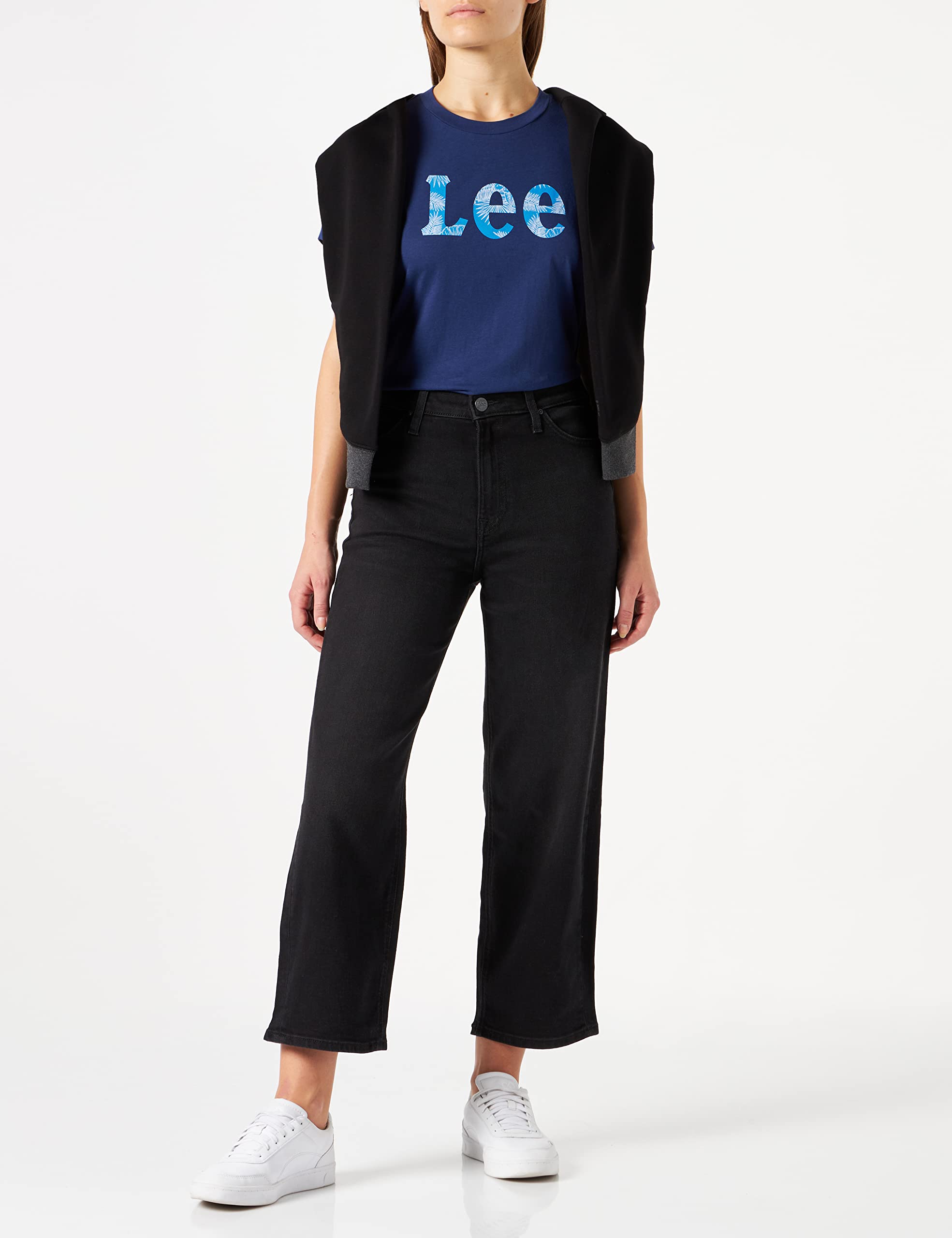 Lee jean droit femme bleu 42W/34L toile denim