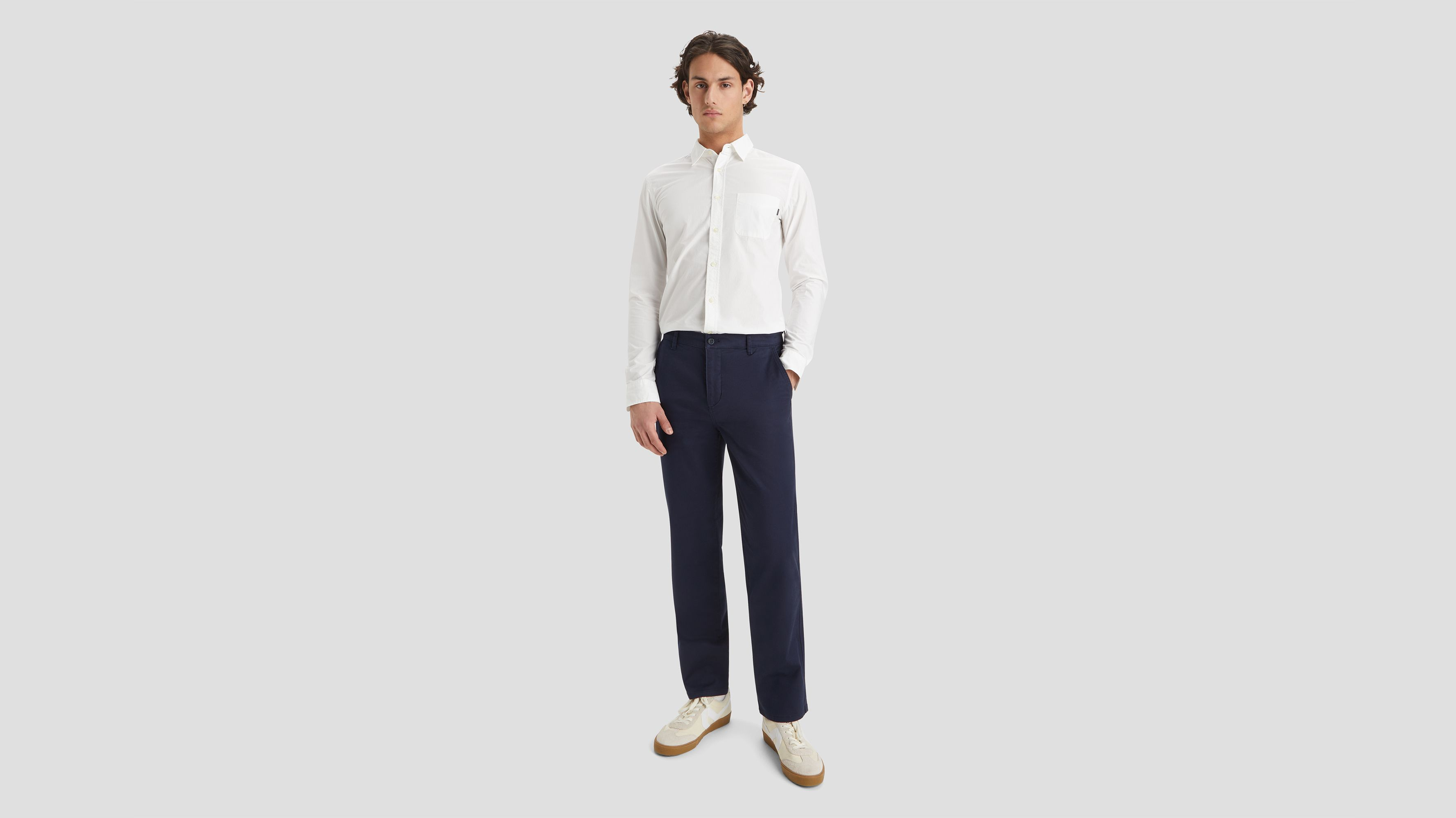 Dockers Original Chino Straight Fit chino bleu marine coton