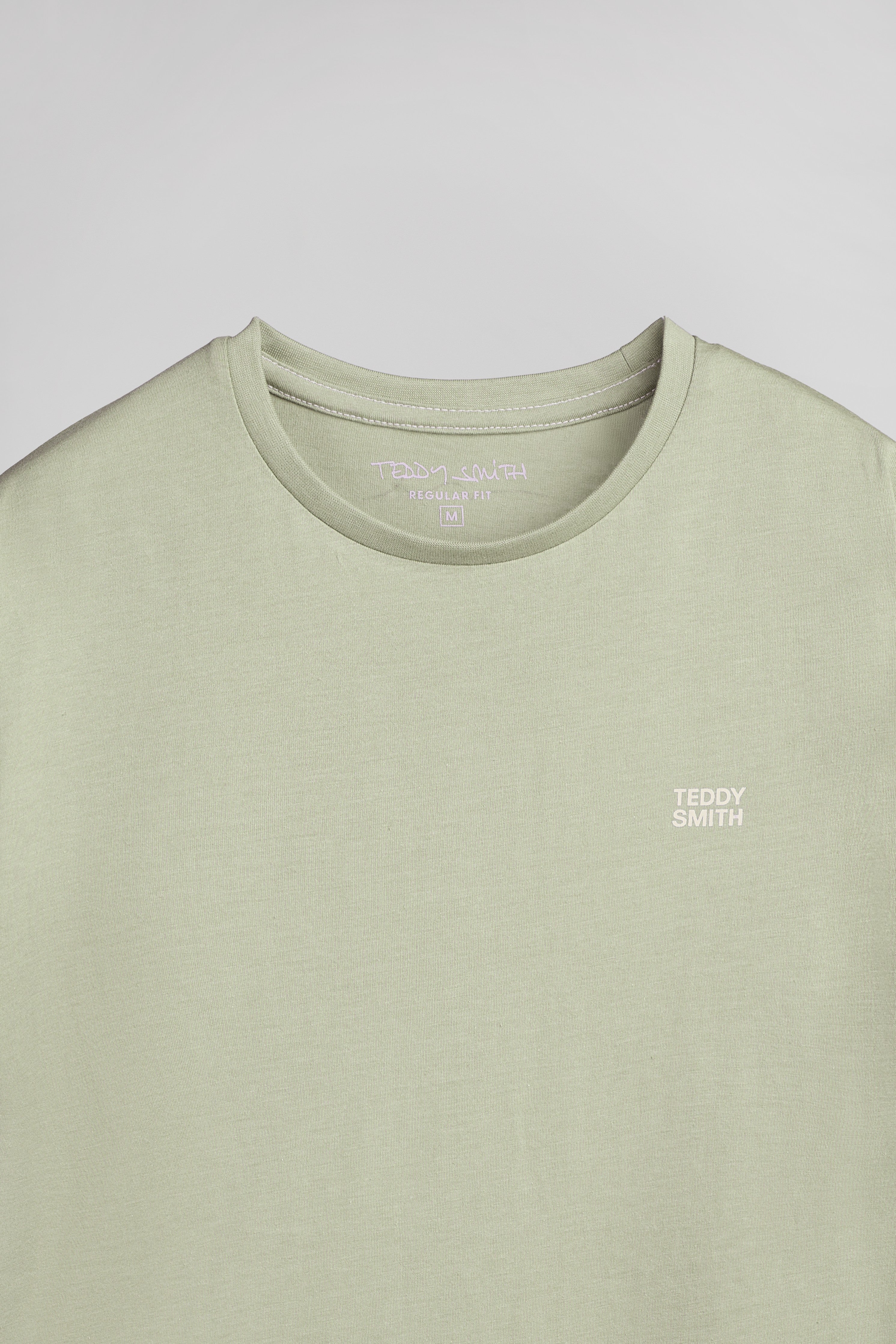 Teddy Smith The Tee 1 t-shirt coton vert sauge homme