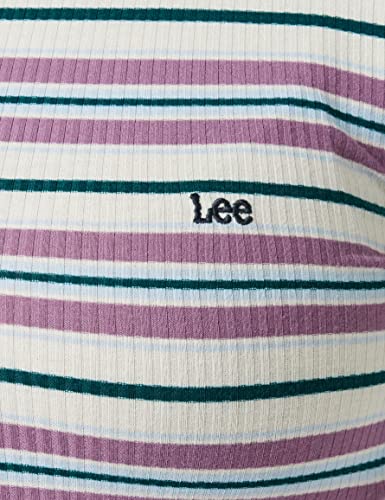 Lee Ribbed LS t-shirt femme col haut taille S