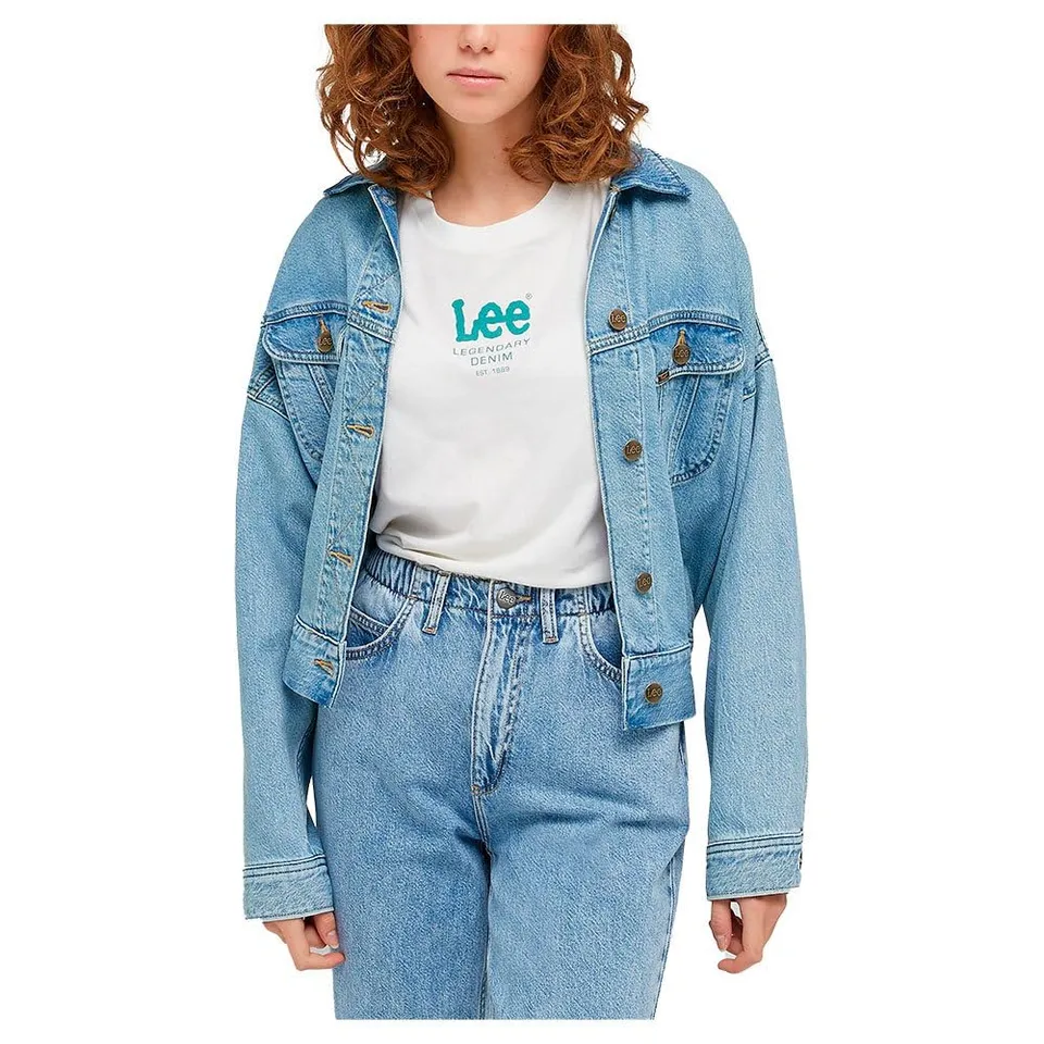 Lee Batwing Rider veste jean femme denim XS