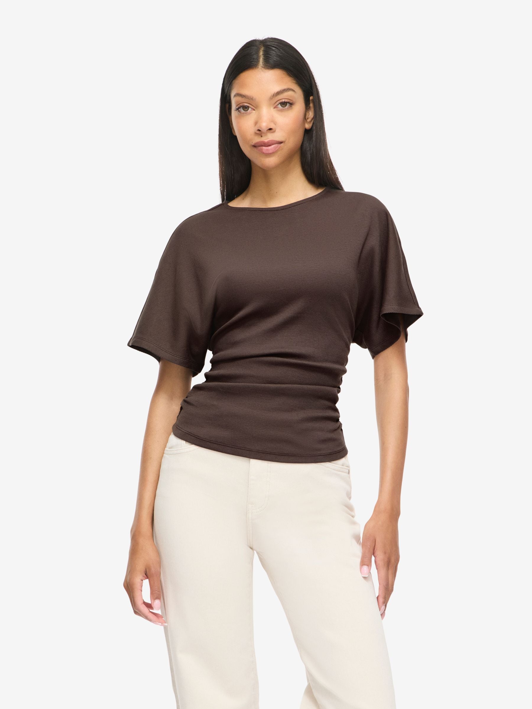 Noisy May Abbi NMABBI t-shirt coton bio manches courtes