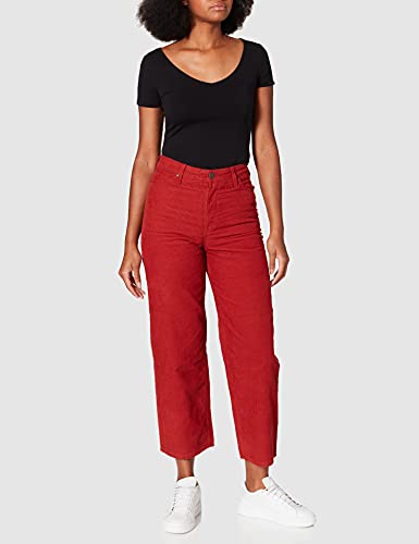 Lee Wide Leg jean large femme rouge ocre 27W x 35L