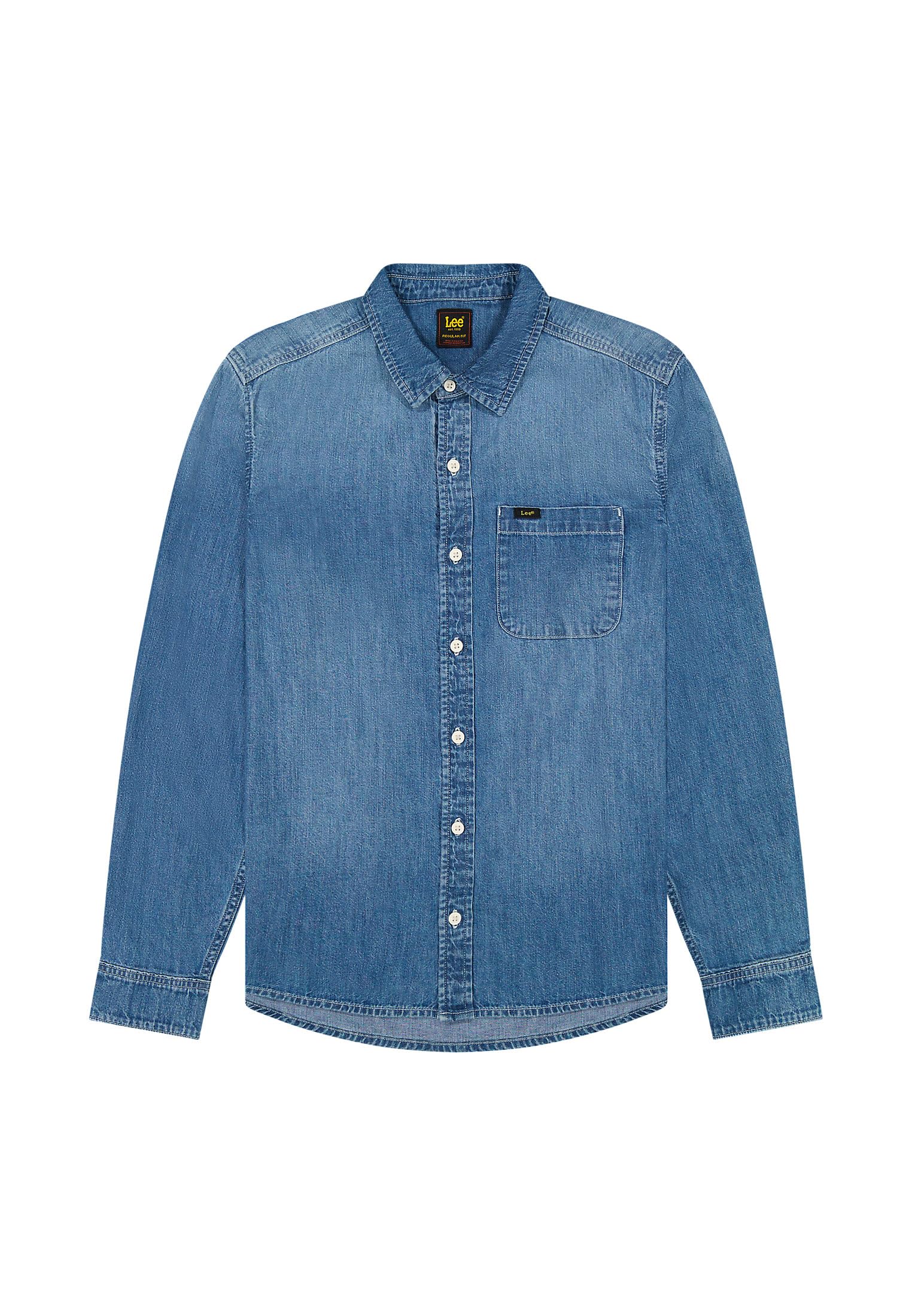 Lee Leesure chemise regular Mercantile Green coton homme