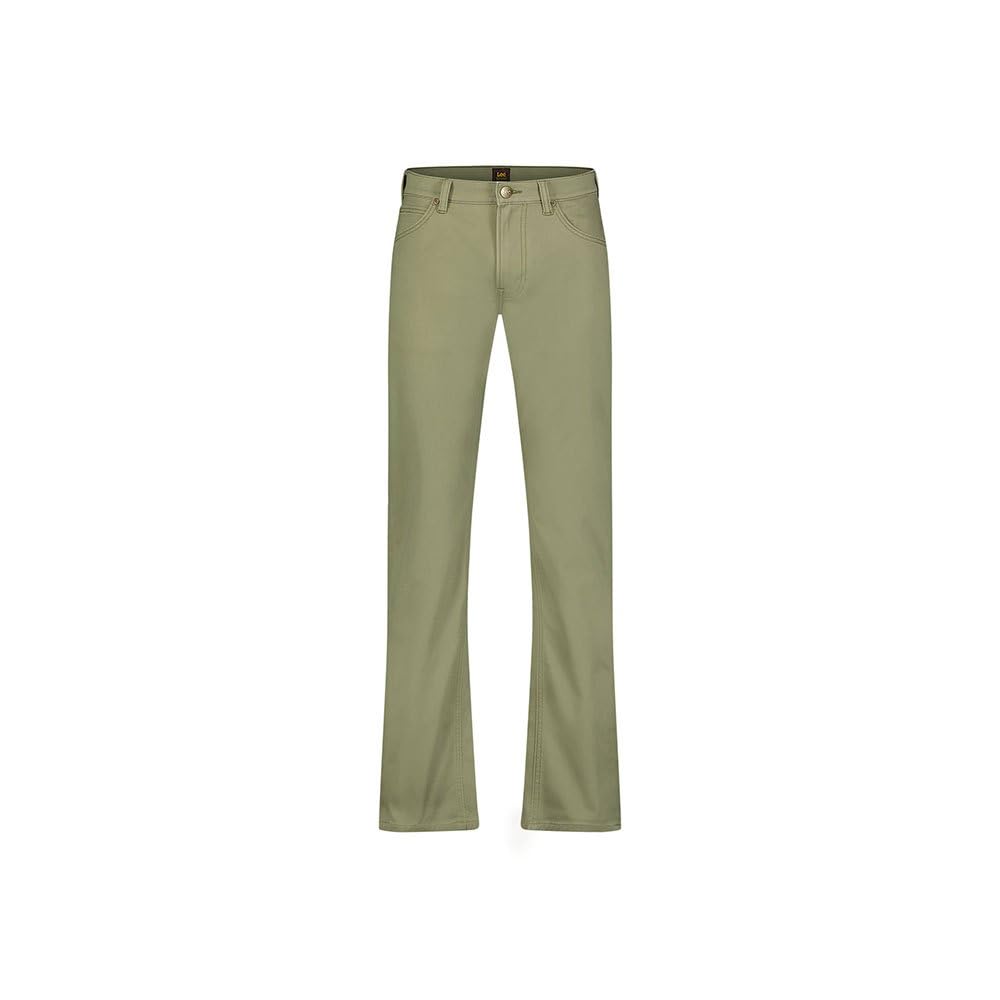 Lee Daren Zip Fly jean homme droit vert taille basse