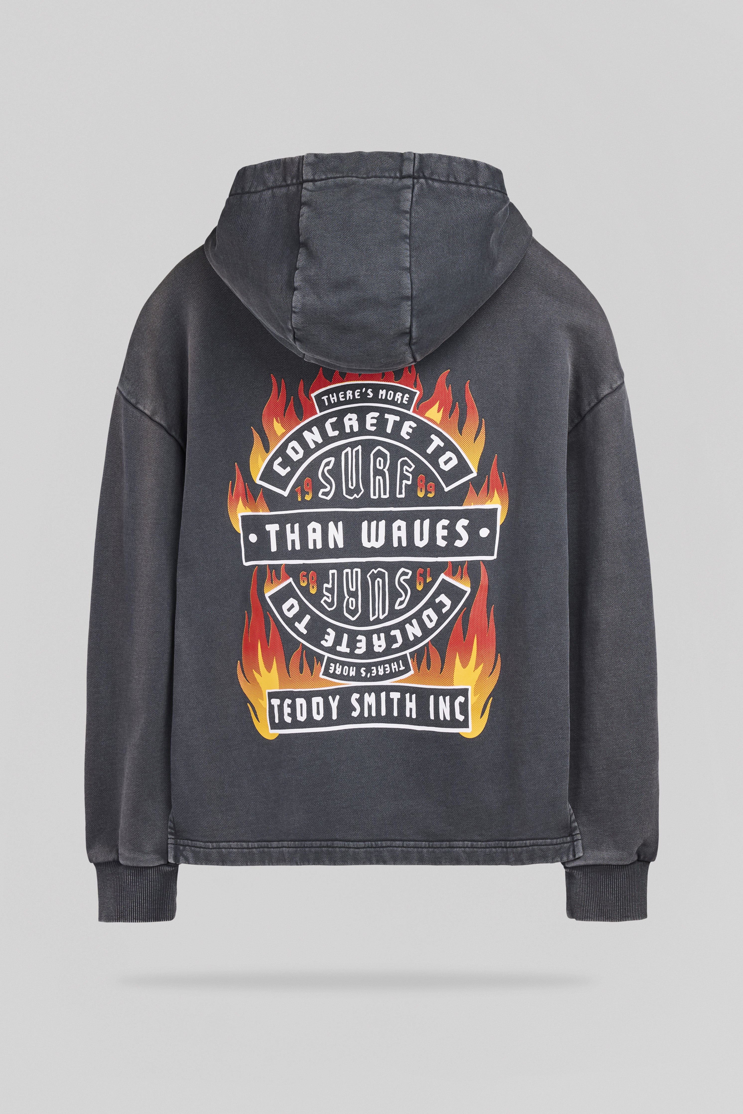 Teddy Smith S-Feu Hoody Jr sweat à capuche garçon noir imprimé
