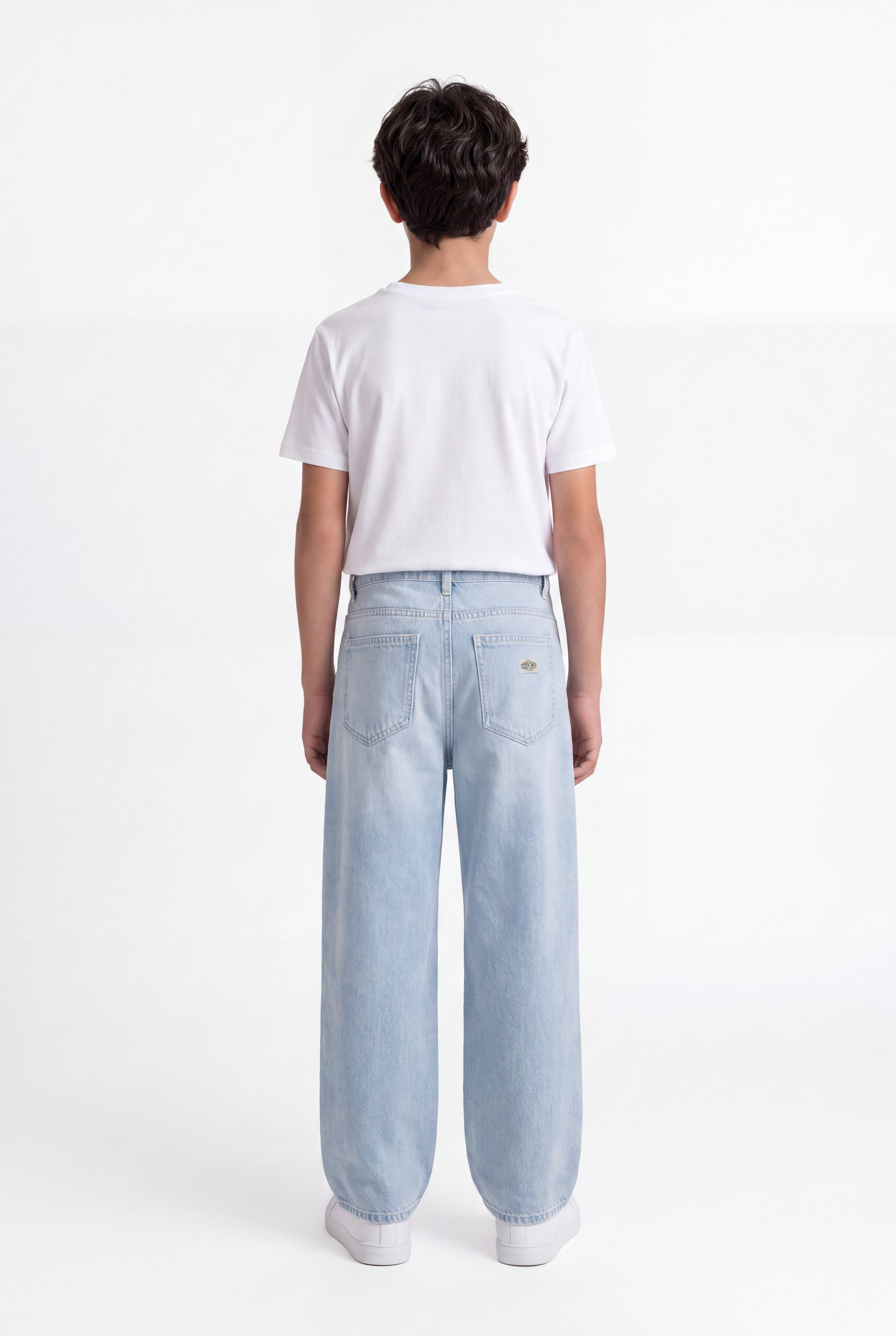 Teddy Smith Big Memphis JR jean garçon bleached baggy