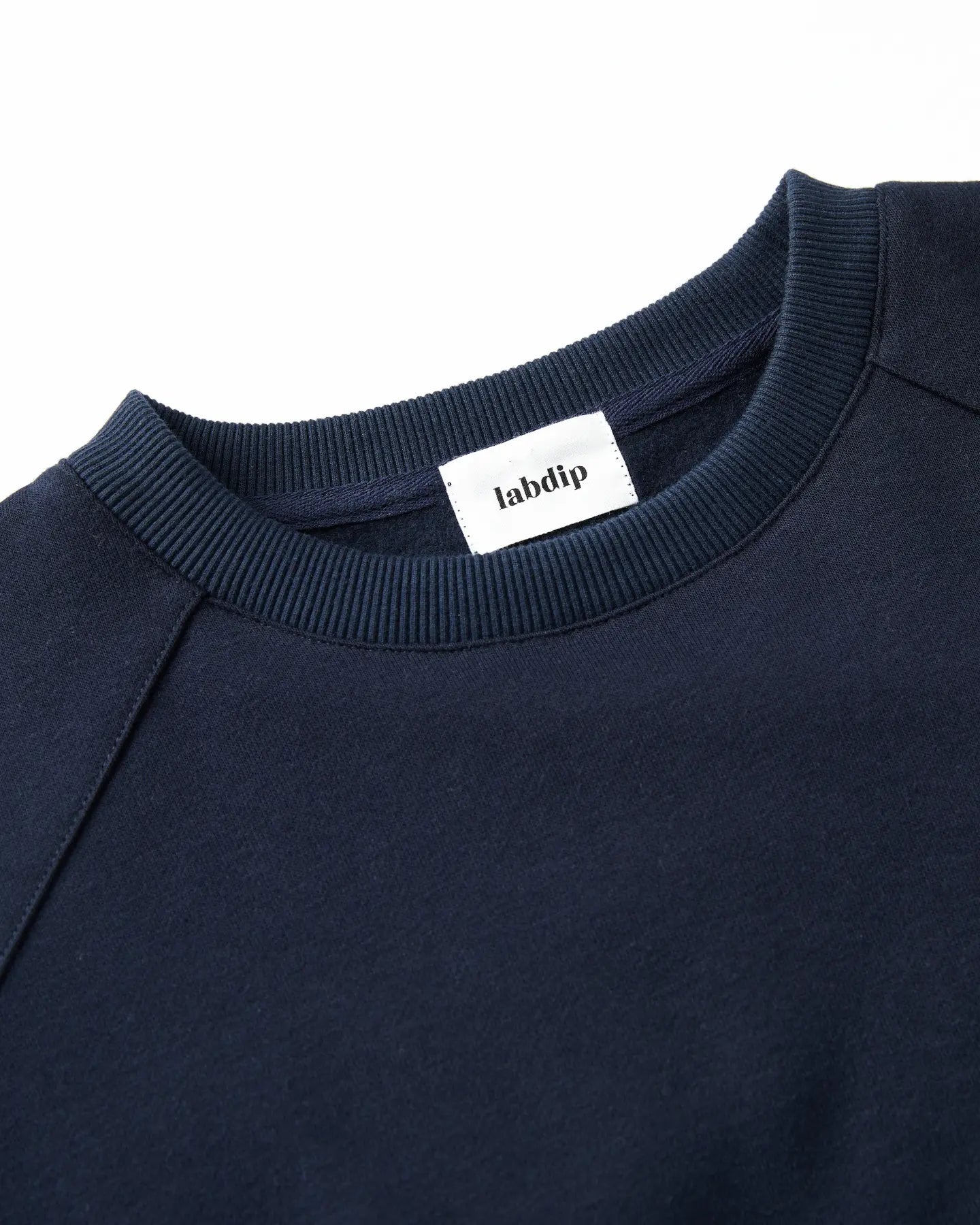 Labdip College FM-PO1653-261 sweat navy crop