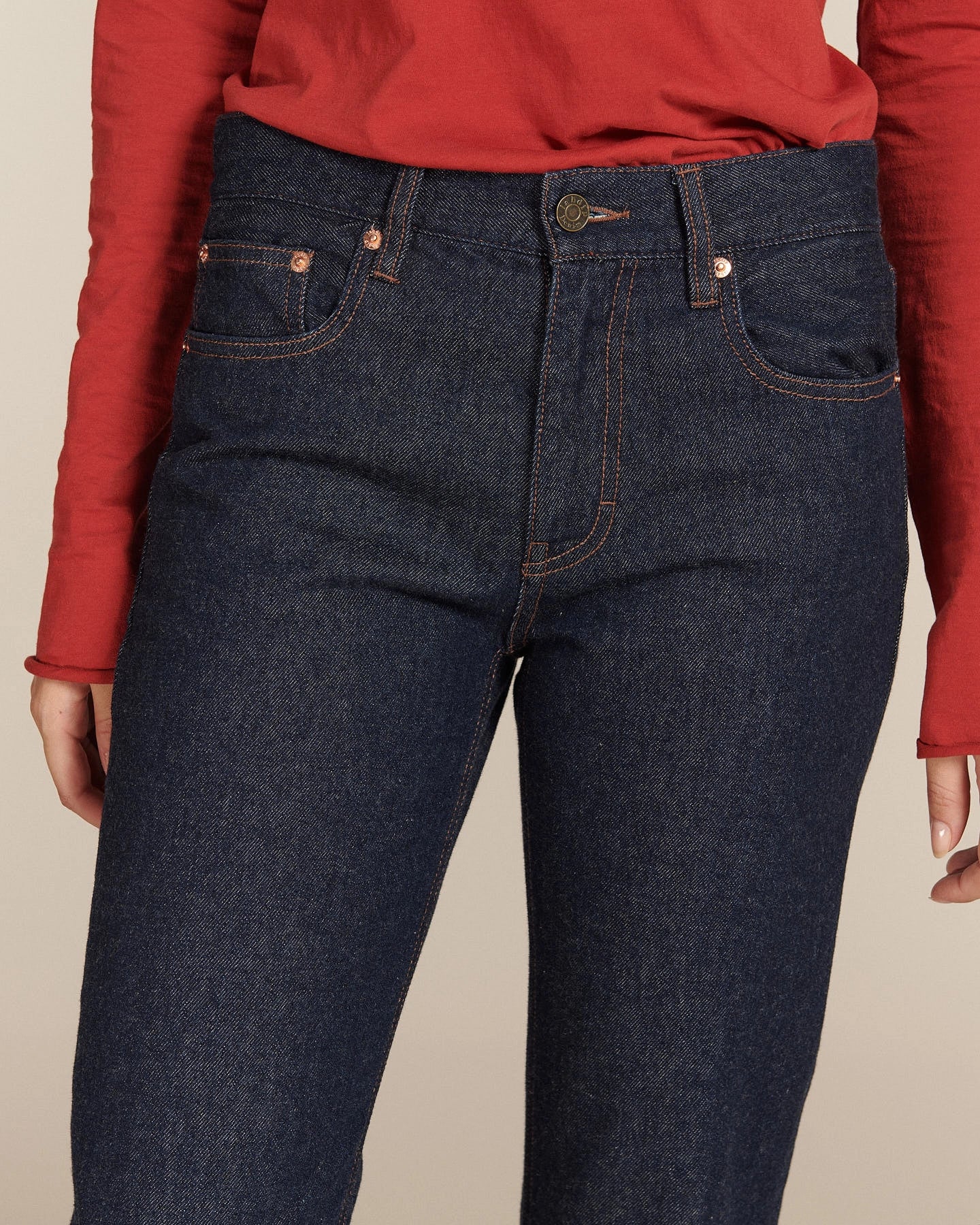 Labdip Parker BR 70 jean droit bleu nuit coton recyclé