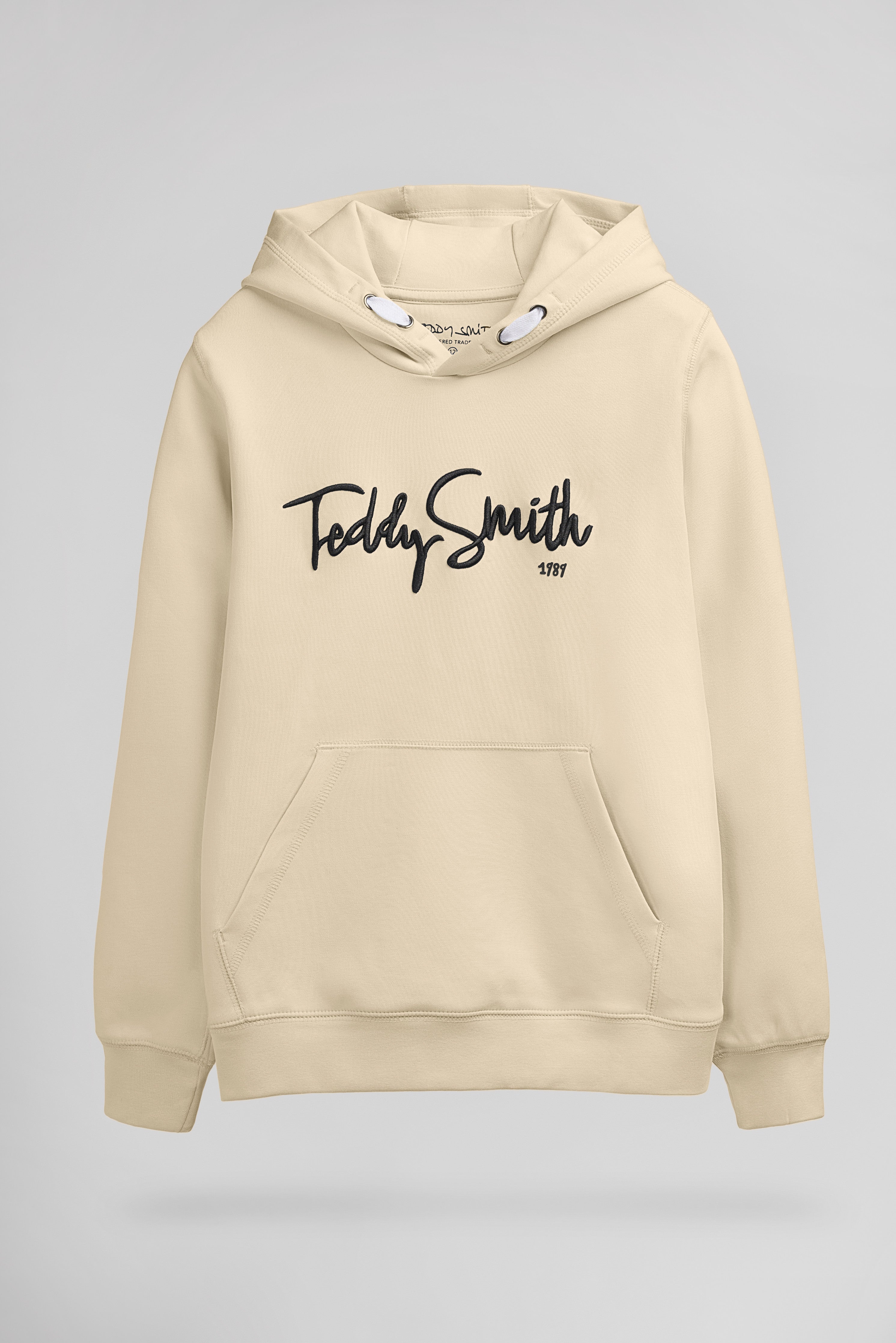 Teddy Smith S-Evry Hoody JR sweat beige clair coton