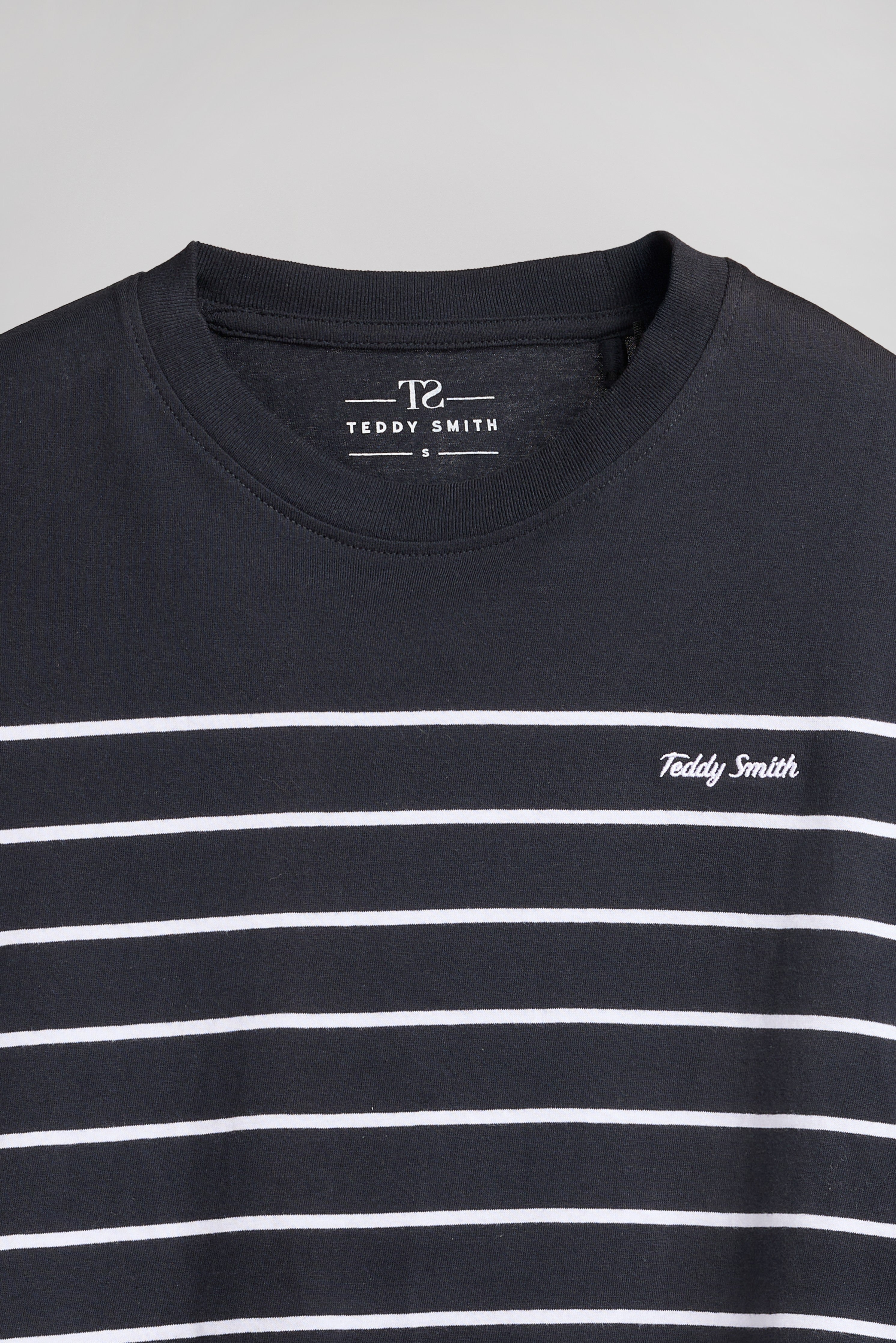 Teddy Smith T-Carla Stripes t-shirt bleu marine rayé