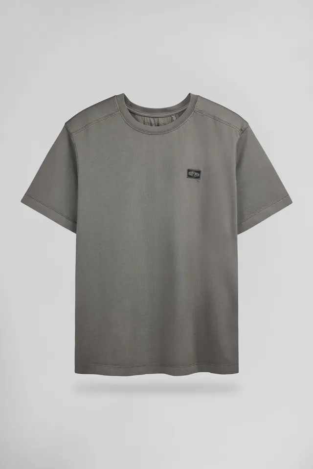 Teddy Smith T-Nateo MC t-shirt ample gris ardoise coton