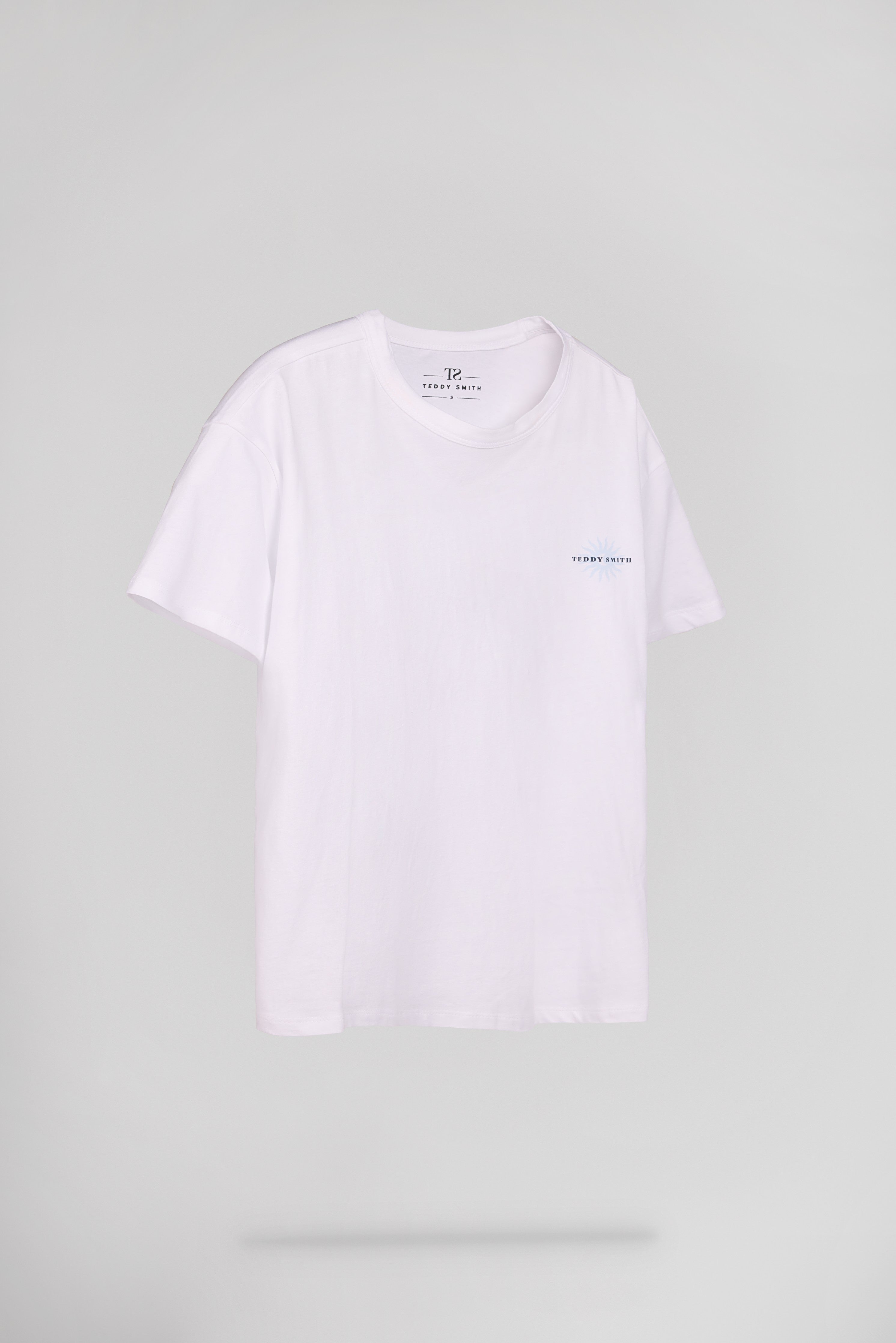 Teddy Smith T-Leyane MC t-shirt blanc oversize femme