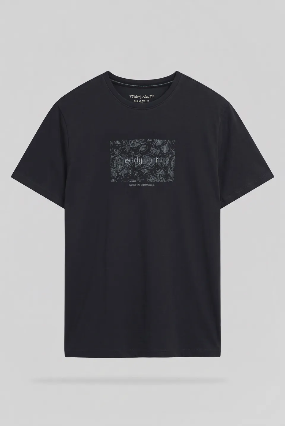 Teddy Smith T-Ares MC Dark Navy t-shirt homme coton
