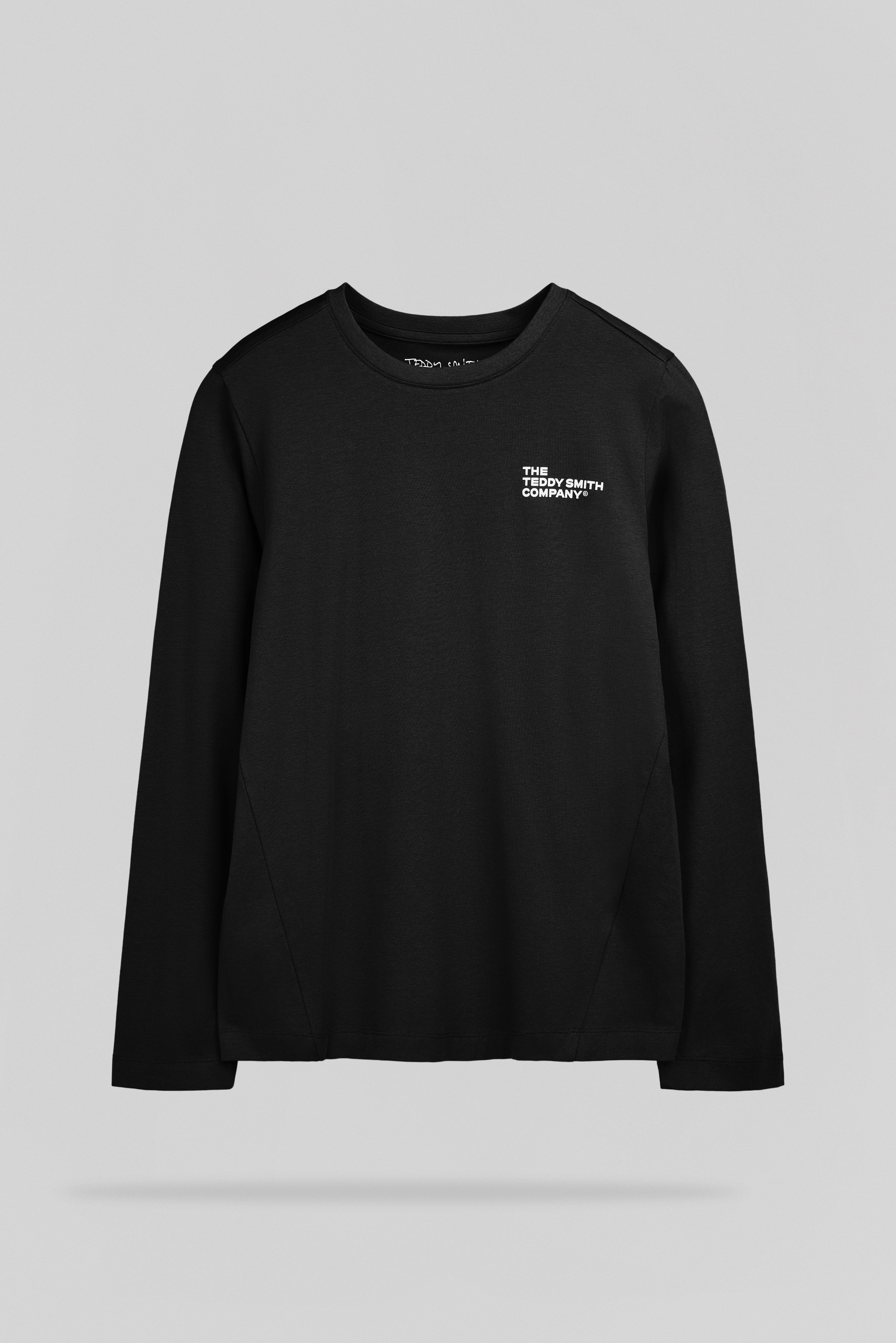 Teddy Smith T-Company ML JR t-shirt noir garçon