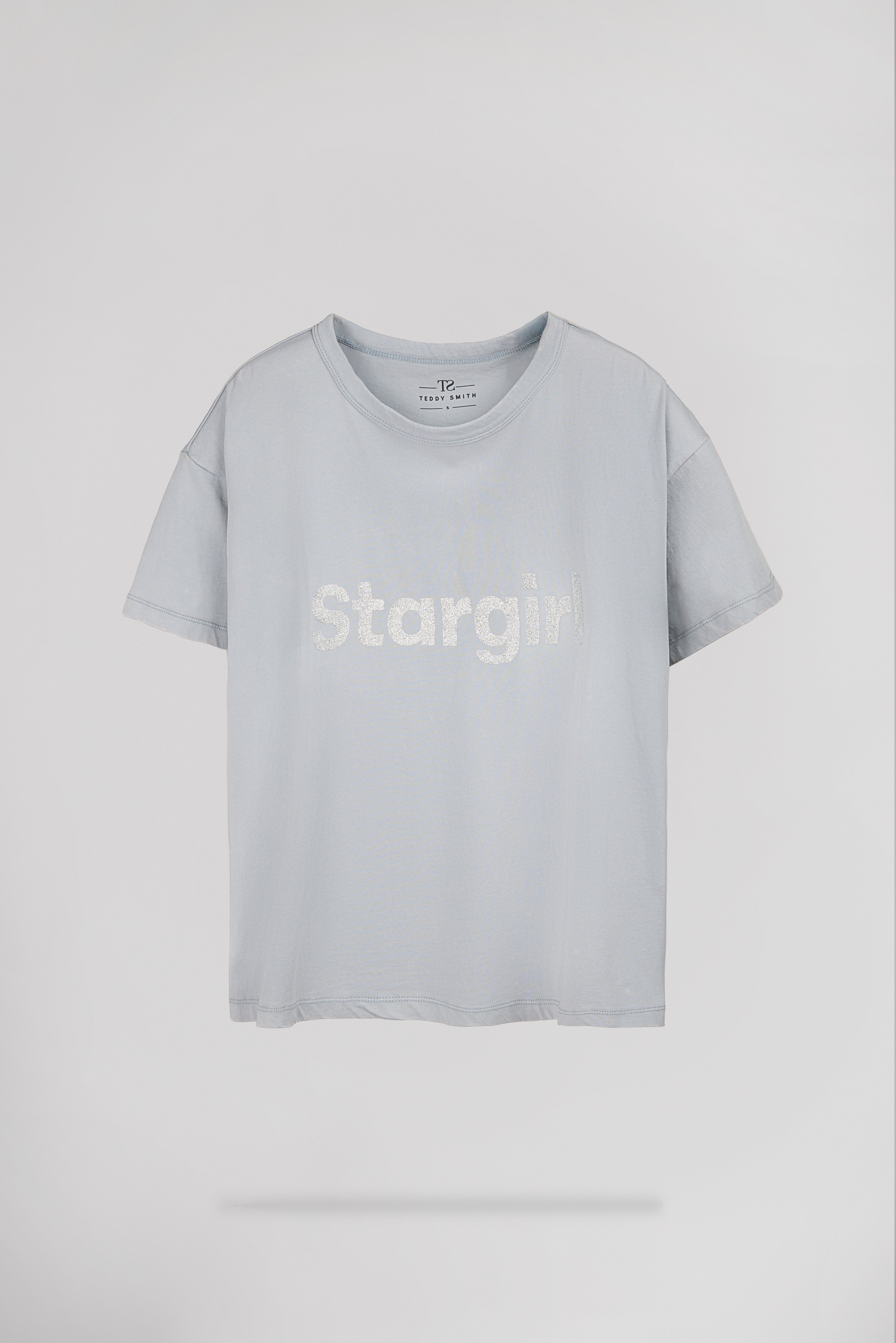 Teddy Smith T-Silver MC t-shirt oversize gris lune