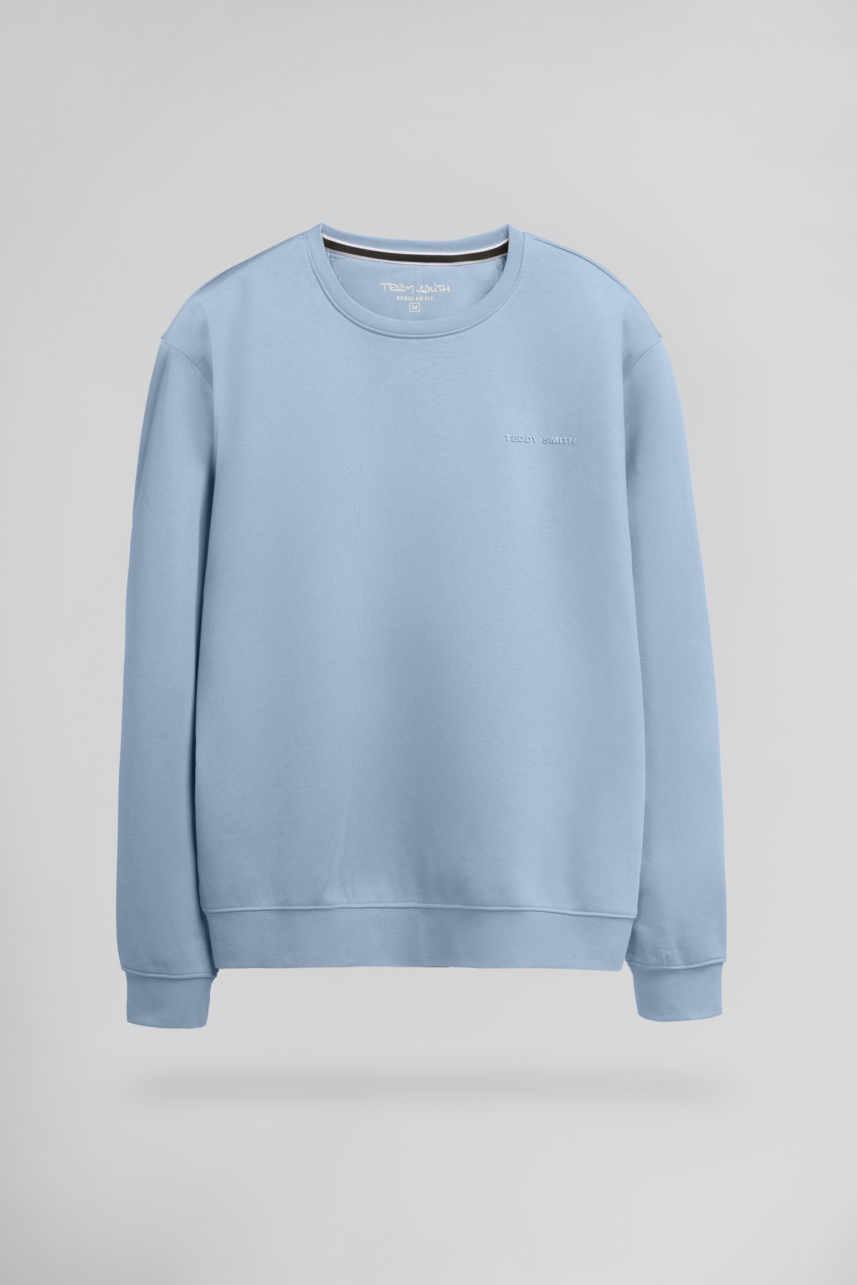 Teddy Smith S-Nark RC sweat col rond bleu minéral homme
