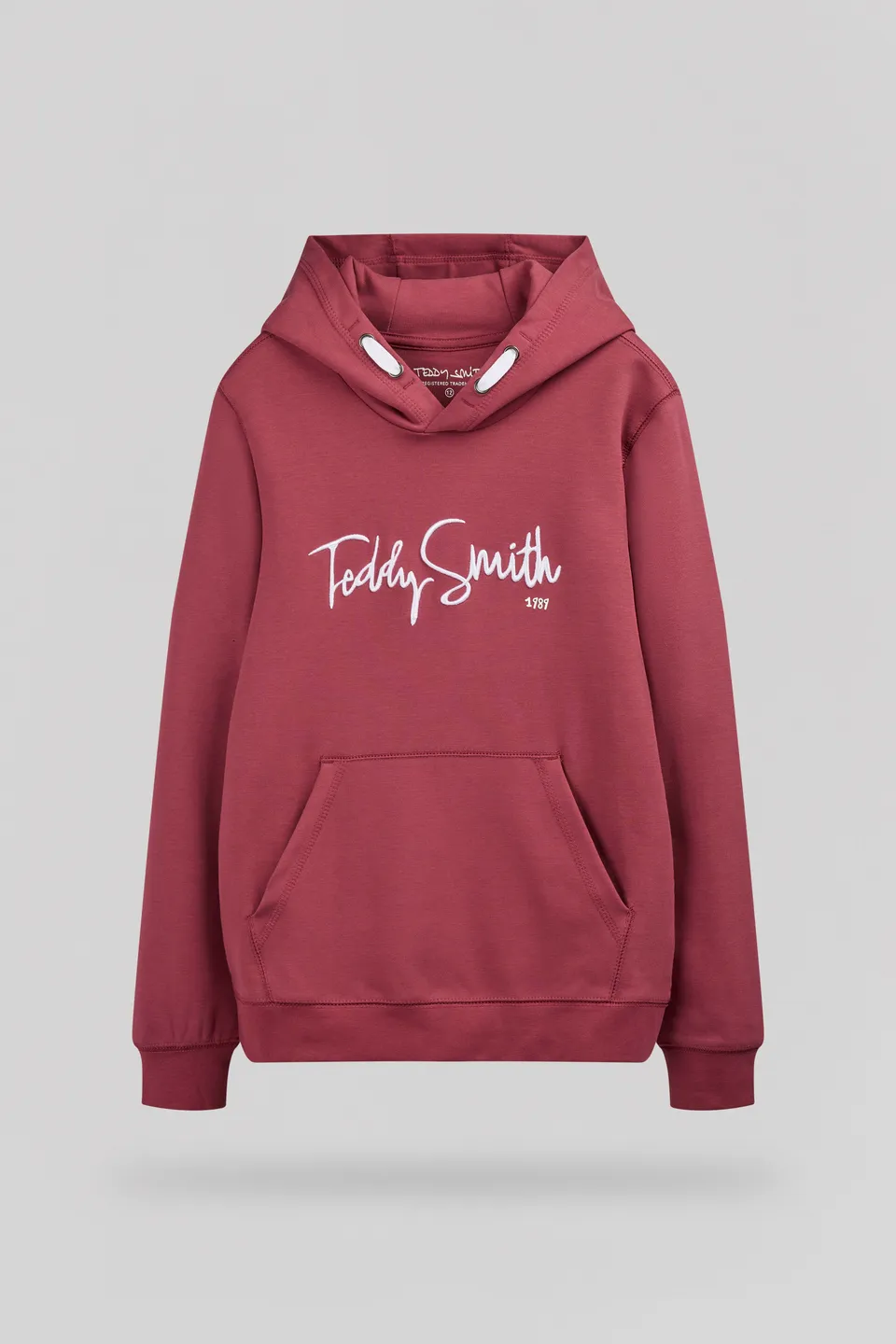 Teddy Smith S-Evry Hoody sweat enfant framboise