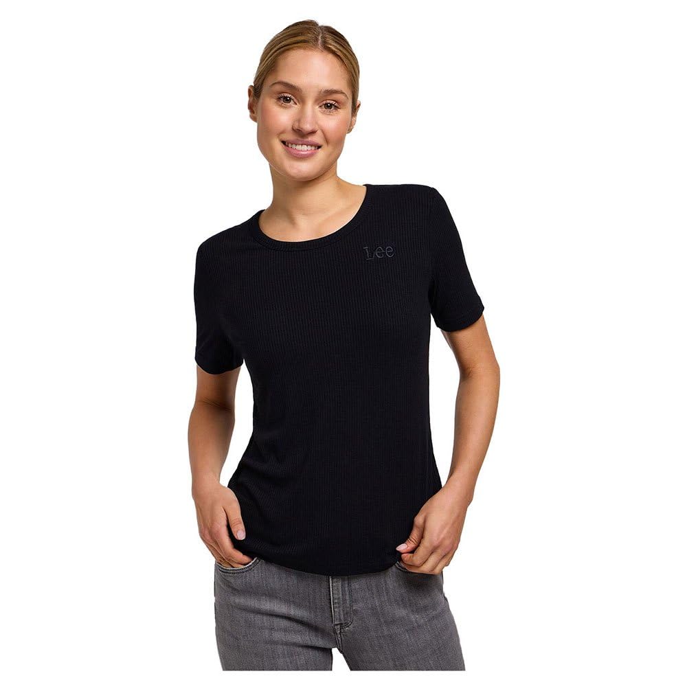 Lee t-shirt femme manches coudes coton Sugar Lilas