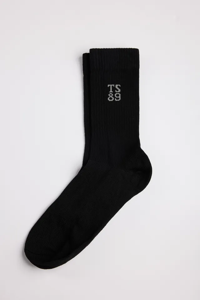 Teddy Smith 89 chaussettes homme noir lot 3 coton