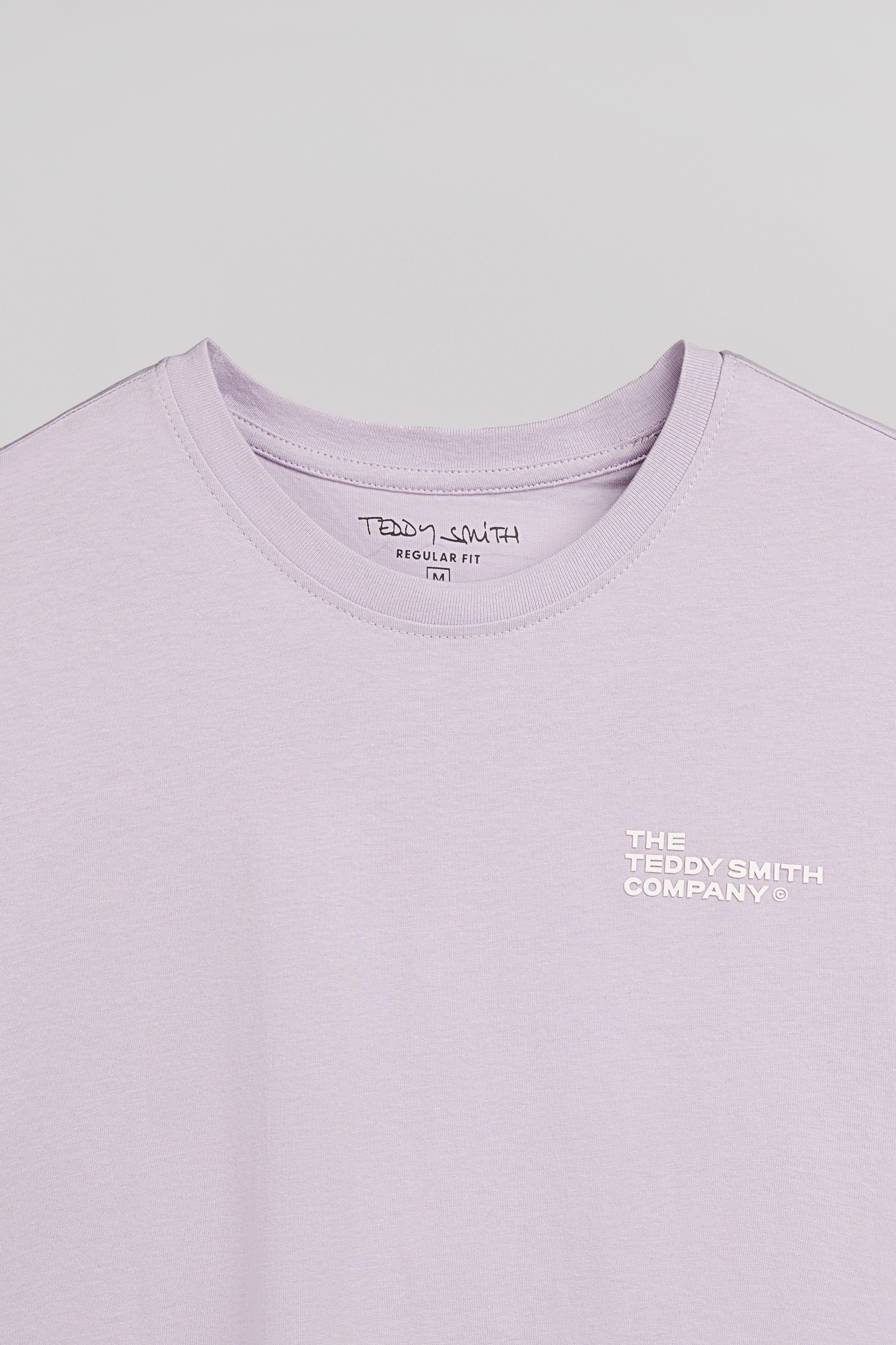 Teddy Smith T-Pany MC t-shirt coton lavande