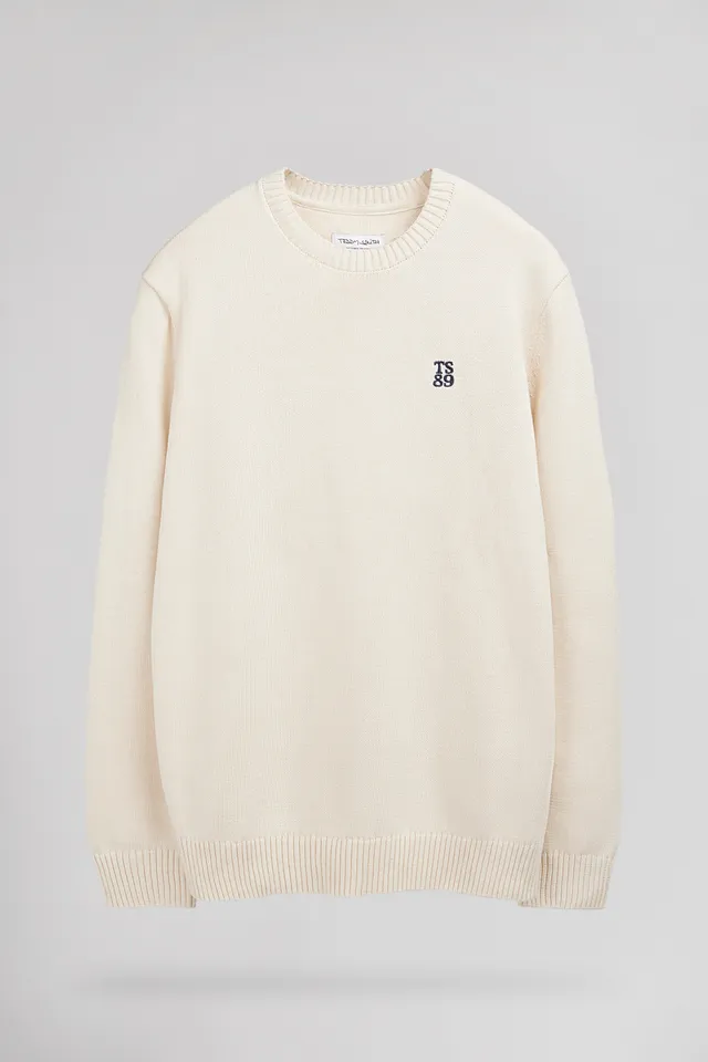 Teddy Smith P-Jimmy pull naturel maille fine