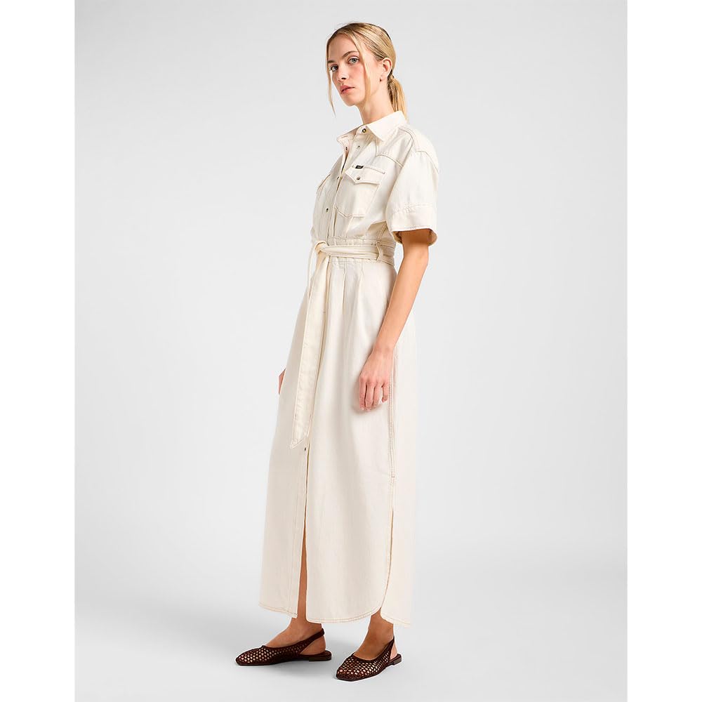Lee SS Maxi Western robe femme Berry Bowl XL
