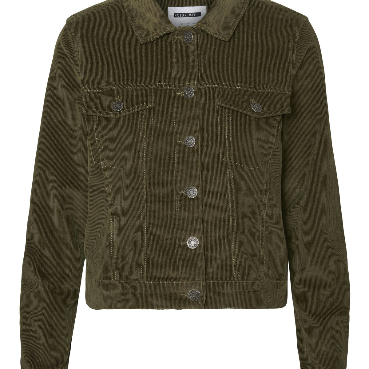 Noisy May veste velours côtelé slim coton stretch