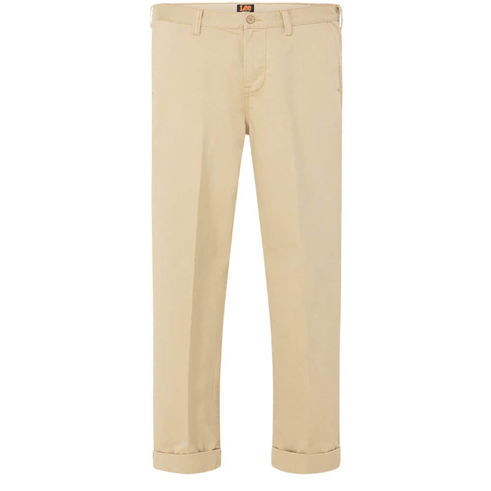 Lee Tapered Chino pantalon homme sable coupe fuselée