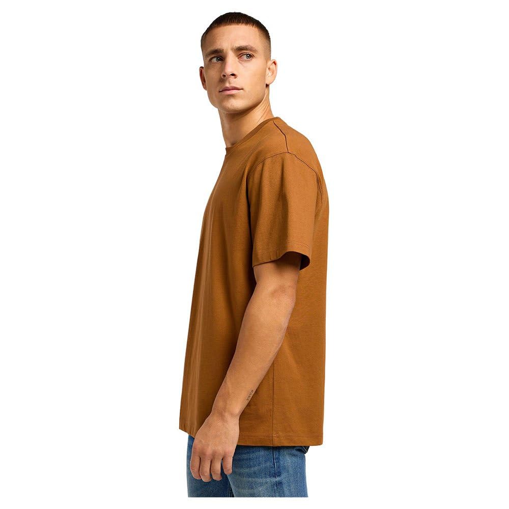Lee Plain Loose Tee Sharp Grey Mele t-shirt homme gris M