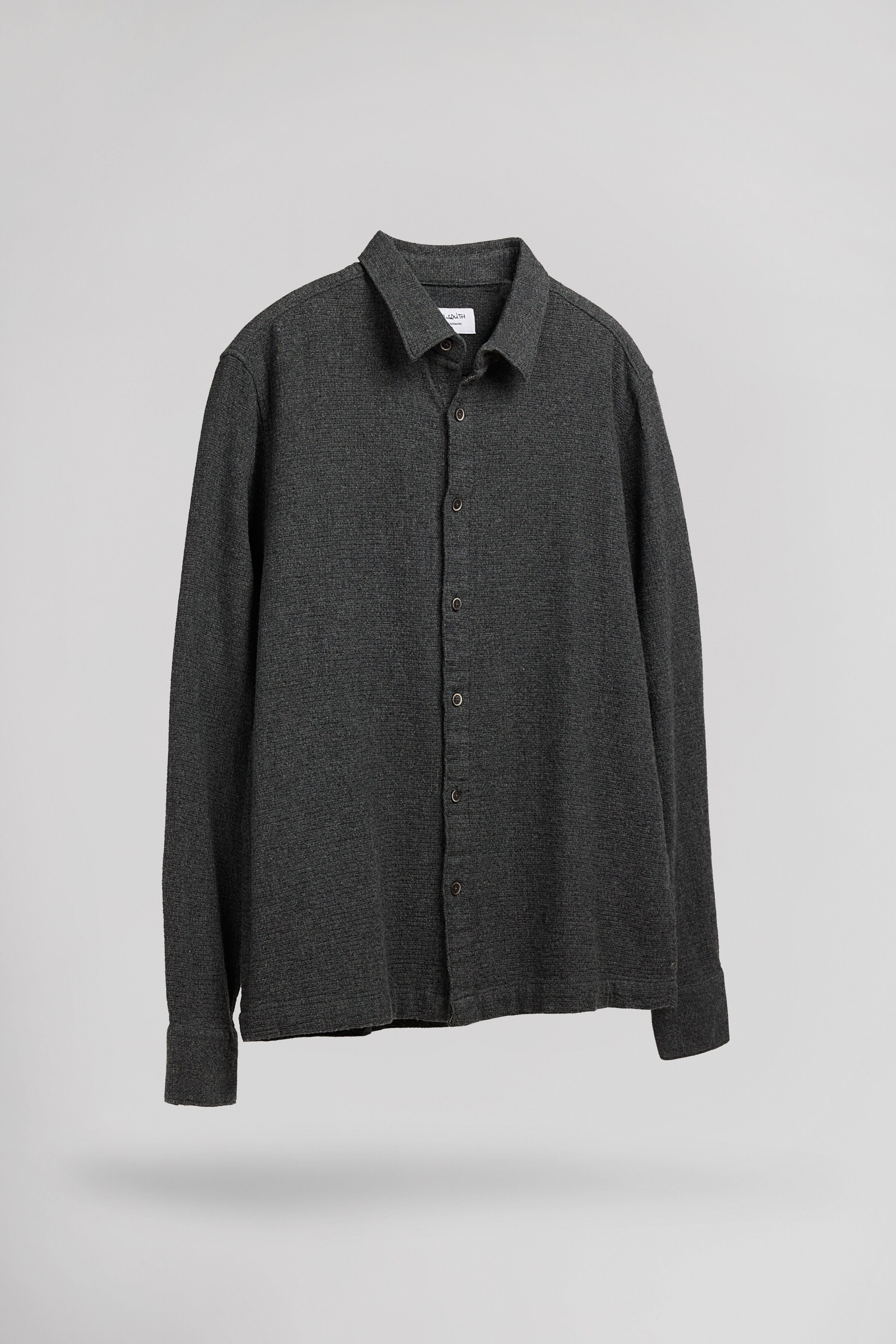 Teddy Smith C-Canyon ML chemise flanelle homme noir coton