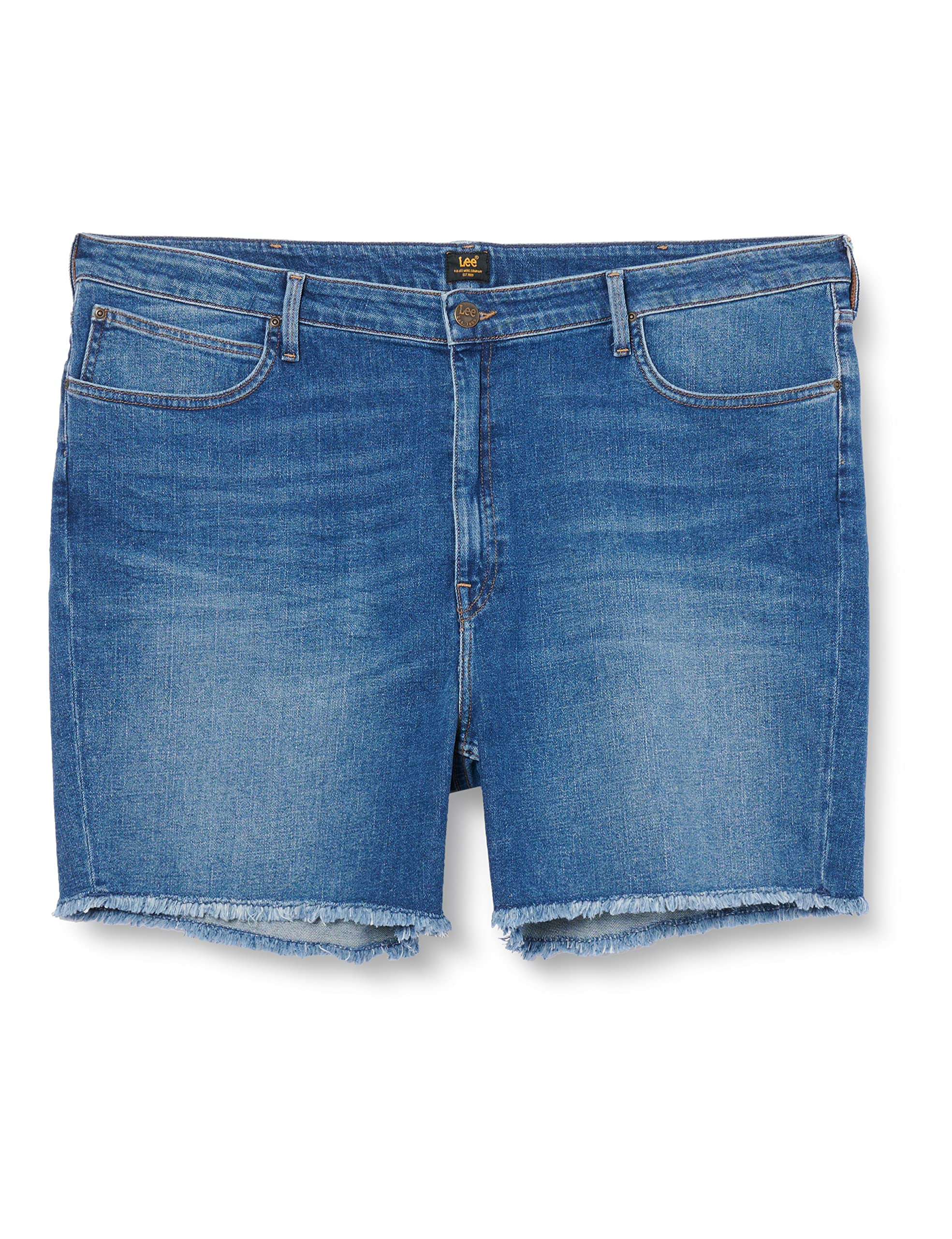 Lee Boyfriend short femme noir grande taille denim