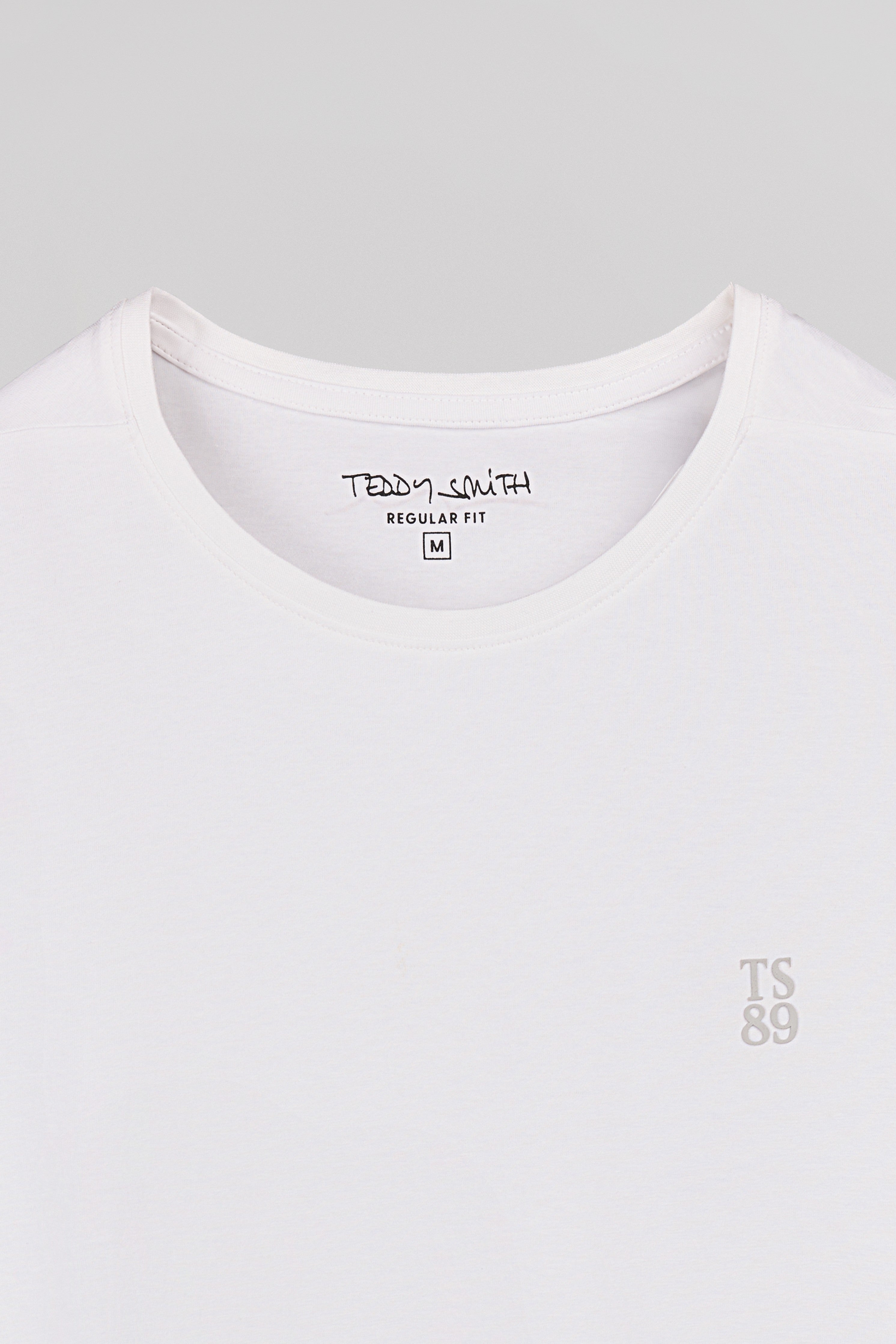 Teddy Smith T-Telo MC t-shirt blanc regular